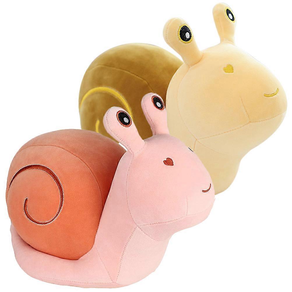 Kawaii Snail Plush Snail Doll Toy for Kids 2Pcs Assorted Color Plushies