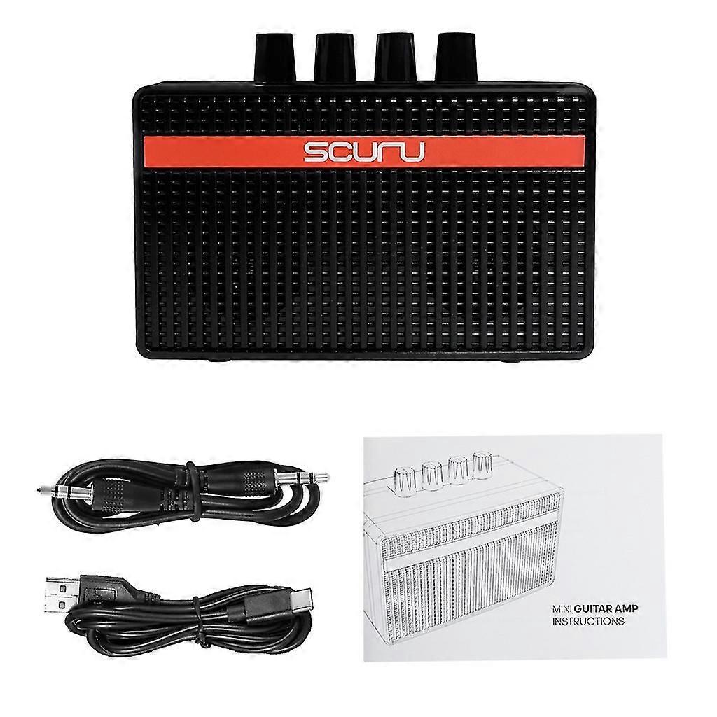 Guitar Amplifier Small Mini Practice Headphone Guitar Amp for Daily Practice