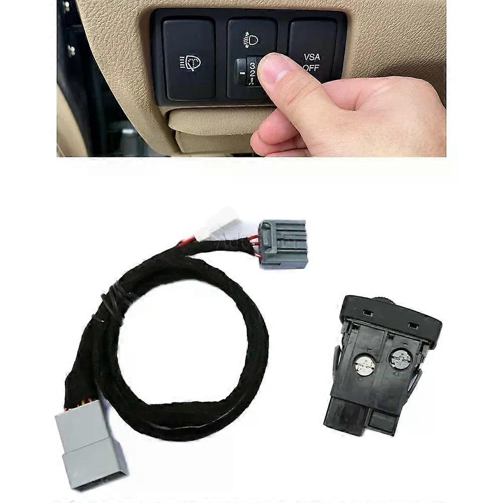 Headlight Adjustment Dashboard Brightness Switch Button LED Adjustment Switch for Honda Accord 2008 2009 2010