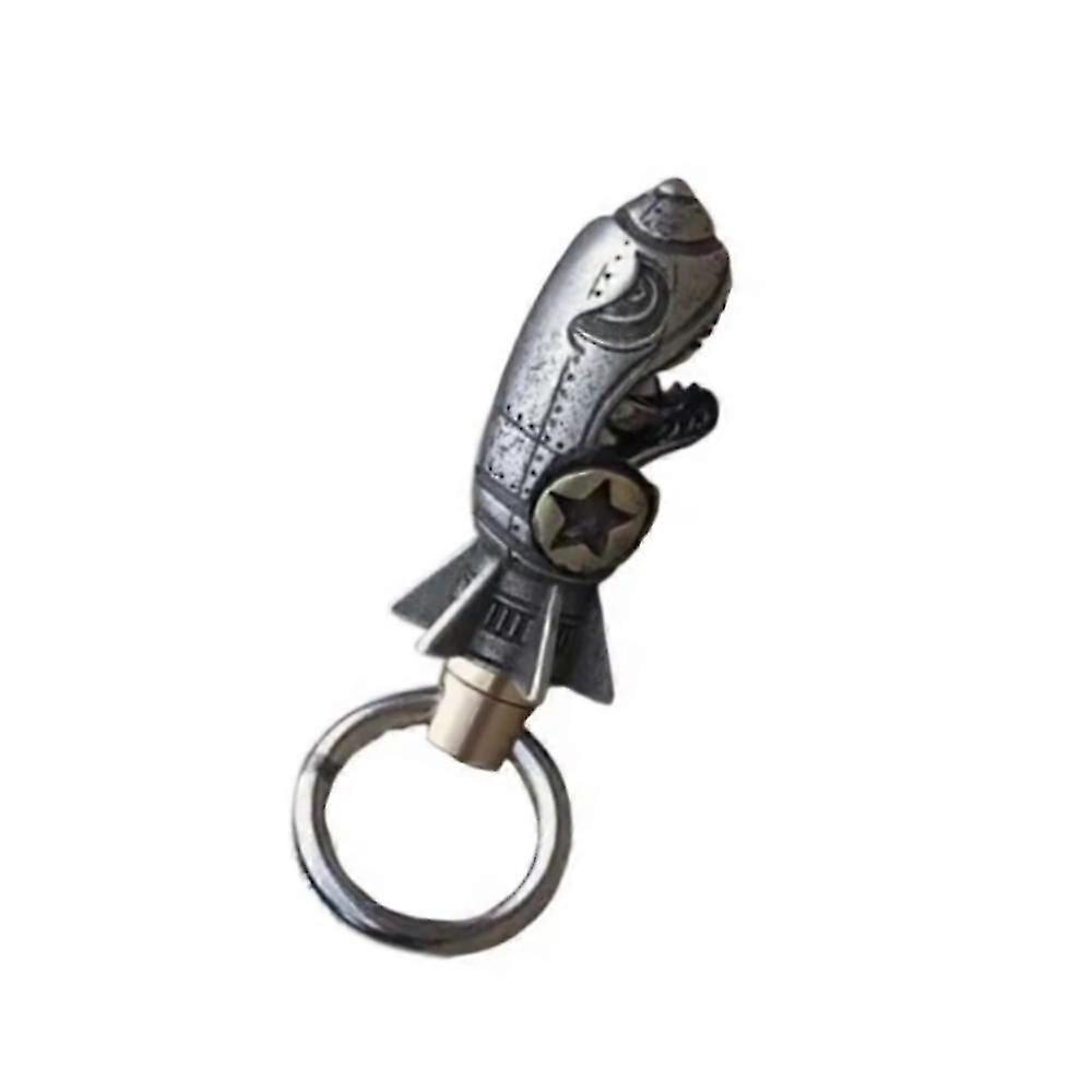 Shark Rocket Bomb Keychain, Skull Bottle Keychain, Skull Keychain