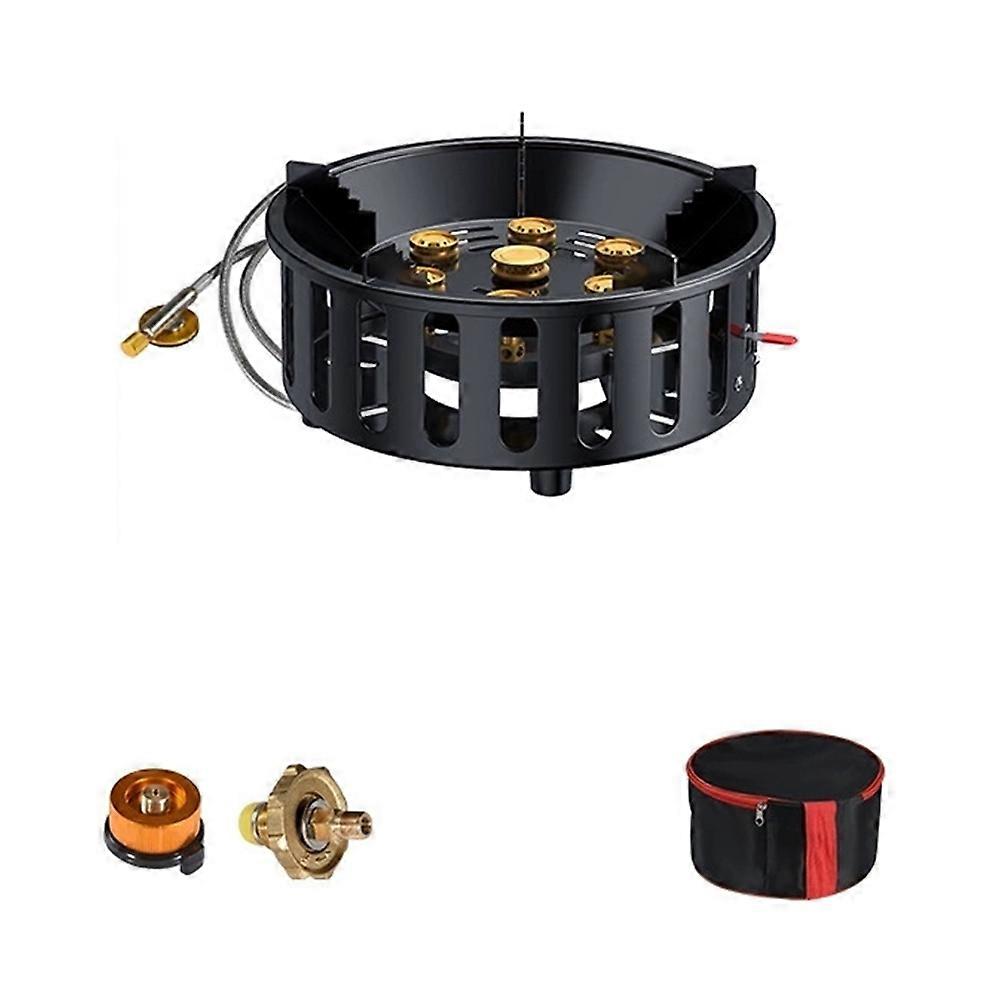 Camping Picnic BBQ Burner Windproof Electronic Ignition Stoves,21000W