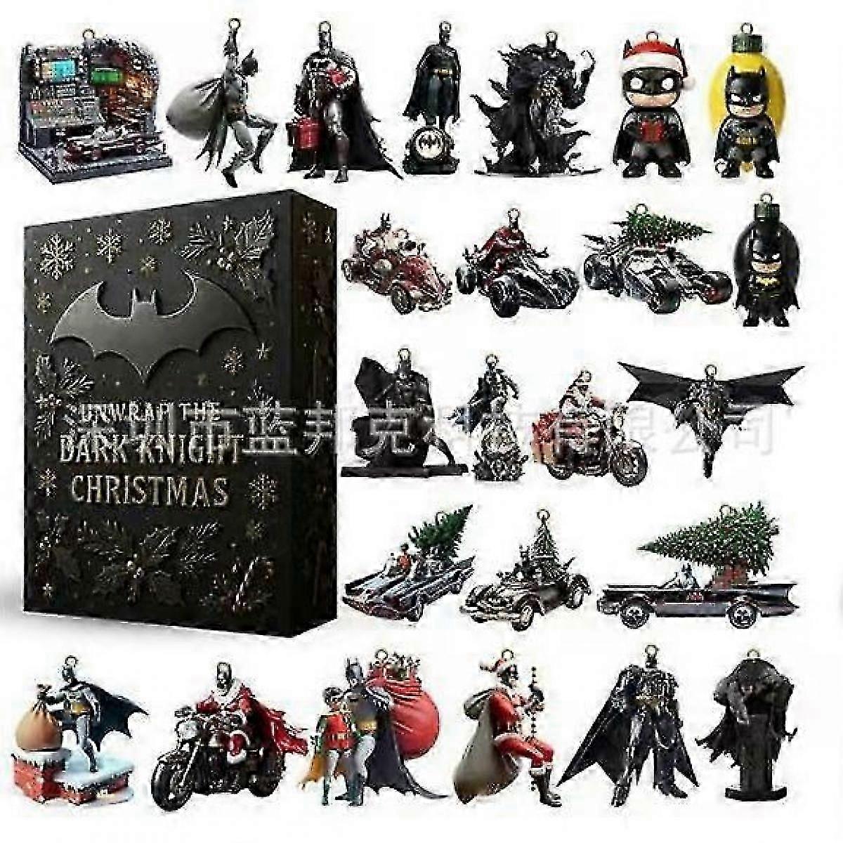 Unwrap The Dark Knight Batman Themed Christmas Advent Calendar Box