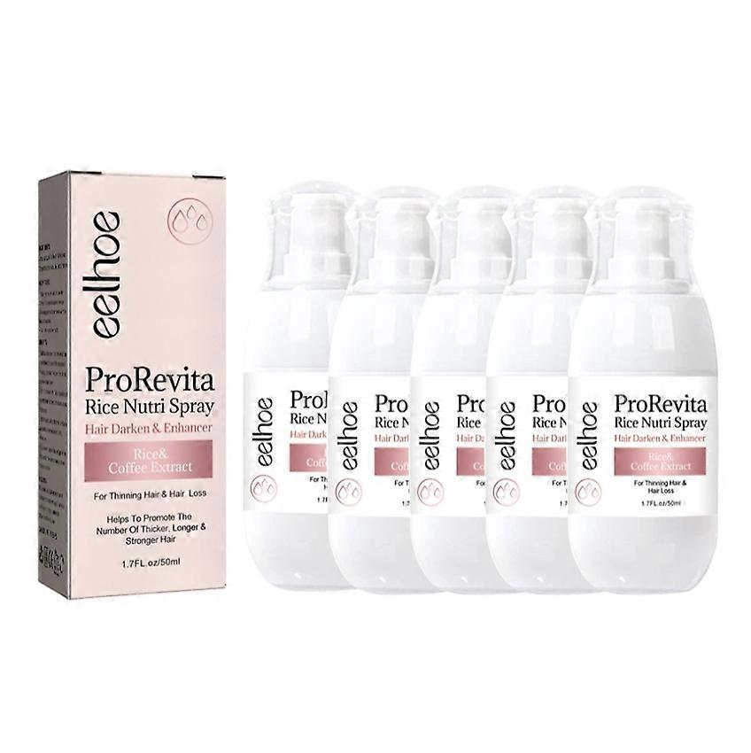 Spray capillaire nutritif au riz pour la repousse des cheveux (1 à 5 fois plus long), pour femmes. Cheveux plus longs et plus épais. Enrichi en biotine et caféine.