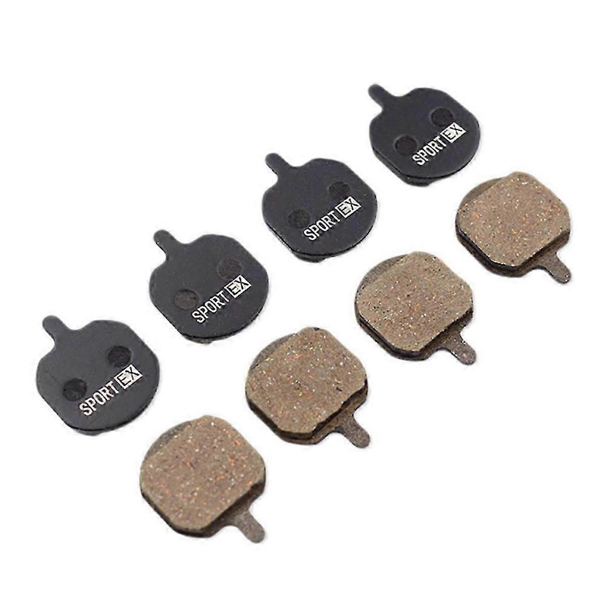 4 Pairs, Bicycle Disc Brake Pads suitable for MX2 MX3 MX4 SOLE, GX-C, JAK-5 Caliper, Sport Class,Resin