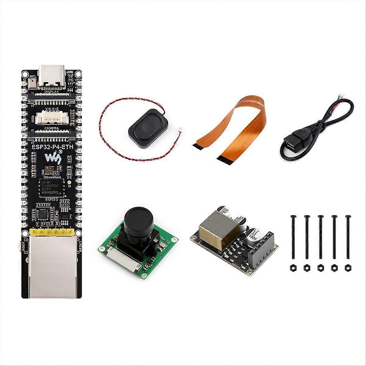 ESP32-P4-ETH Development Board with POE Module 5MP OV5647 Camera Module Support AI