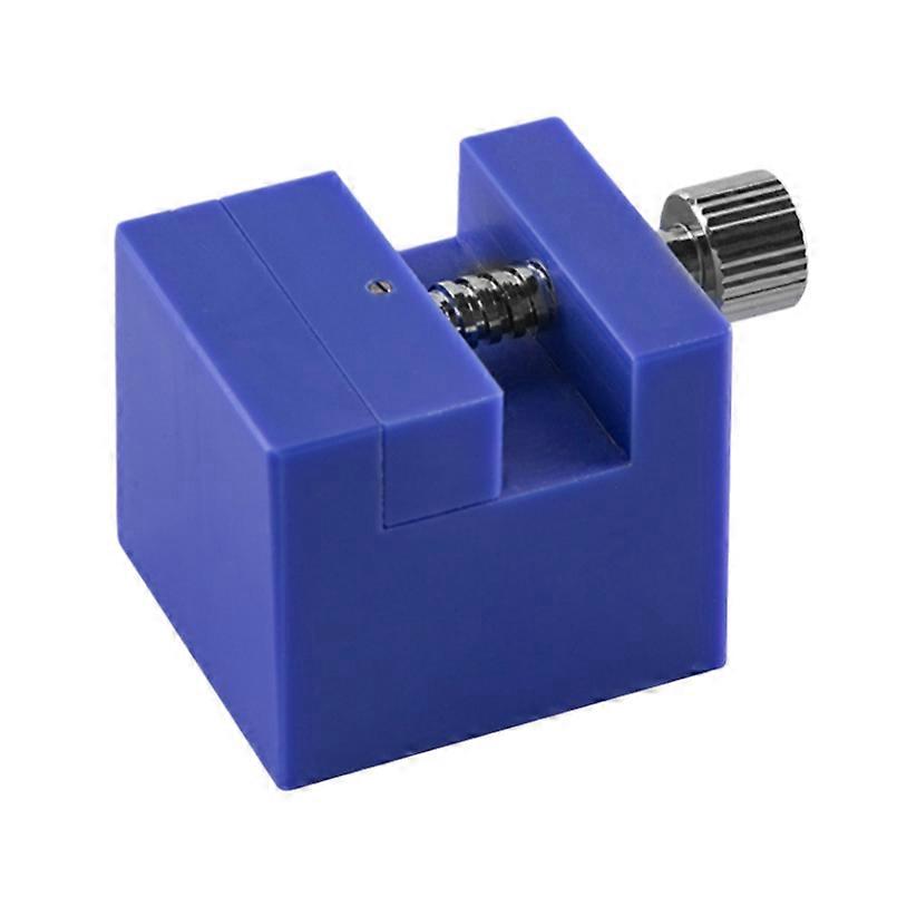 Watch Band Adjustment Tool - Watch Strap Clamp Base for Bracelet Removal Watch Repair Tools Kit Blue