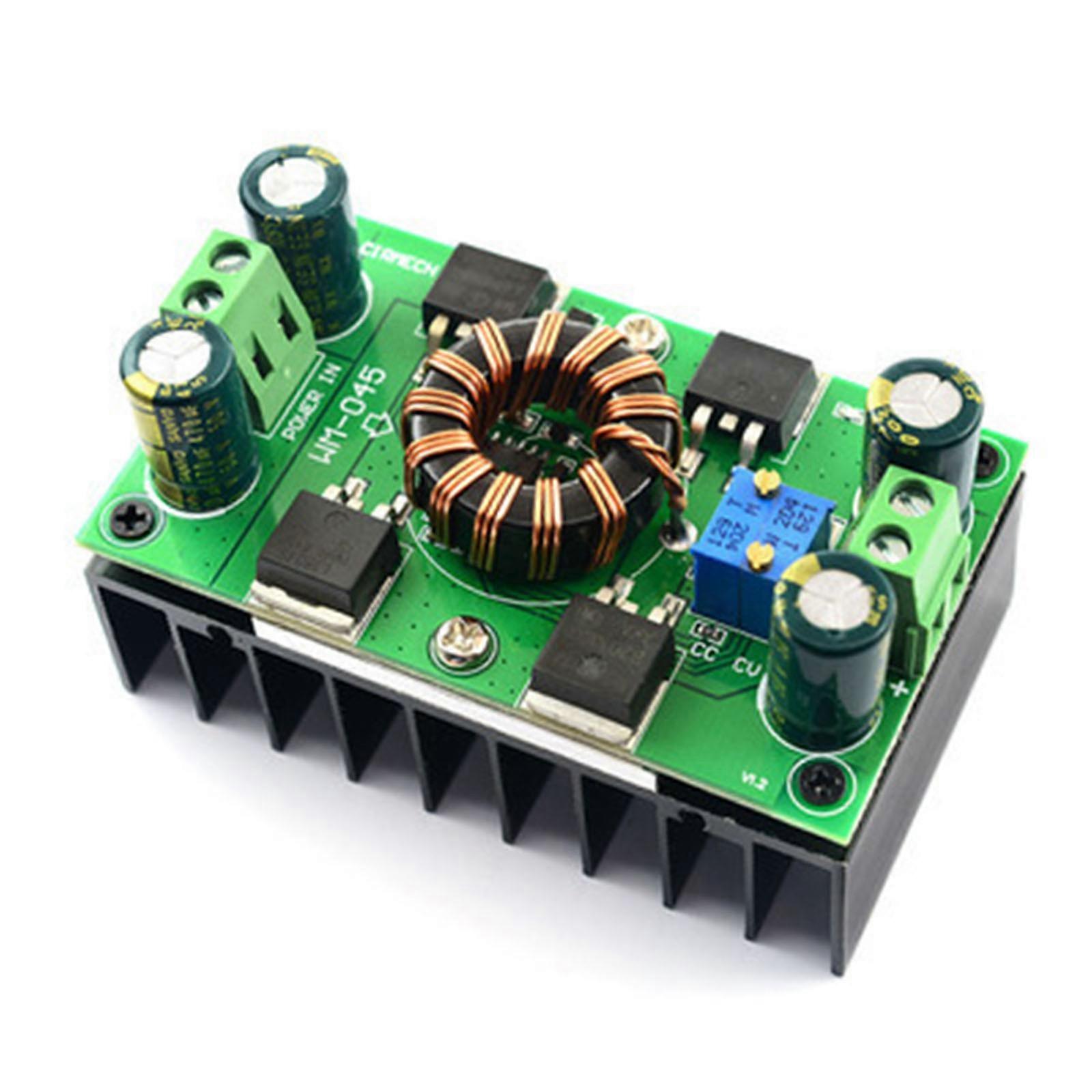 10A 300W Automatic Step Up Step Down Boost Converter 5V-30V to 1.25-30V Power Supply Module Board Replacement Multicolor