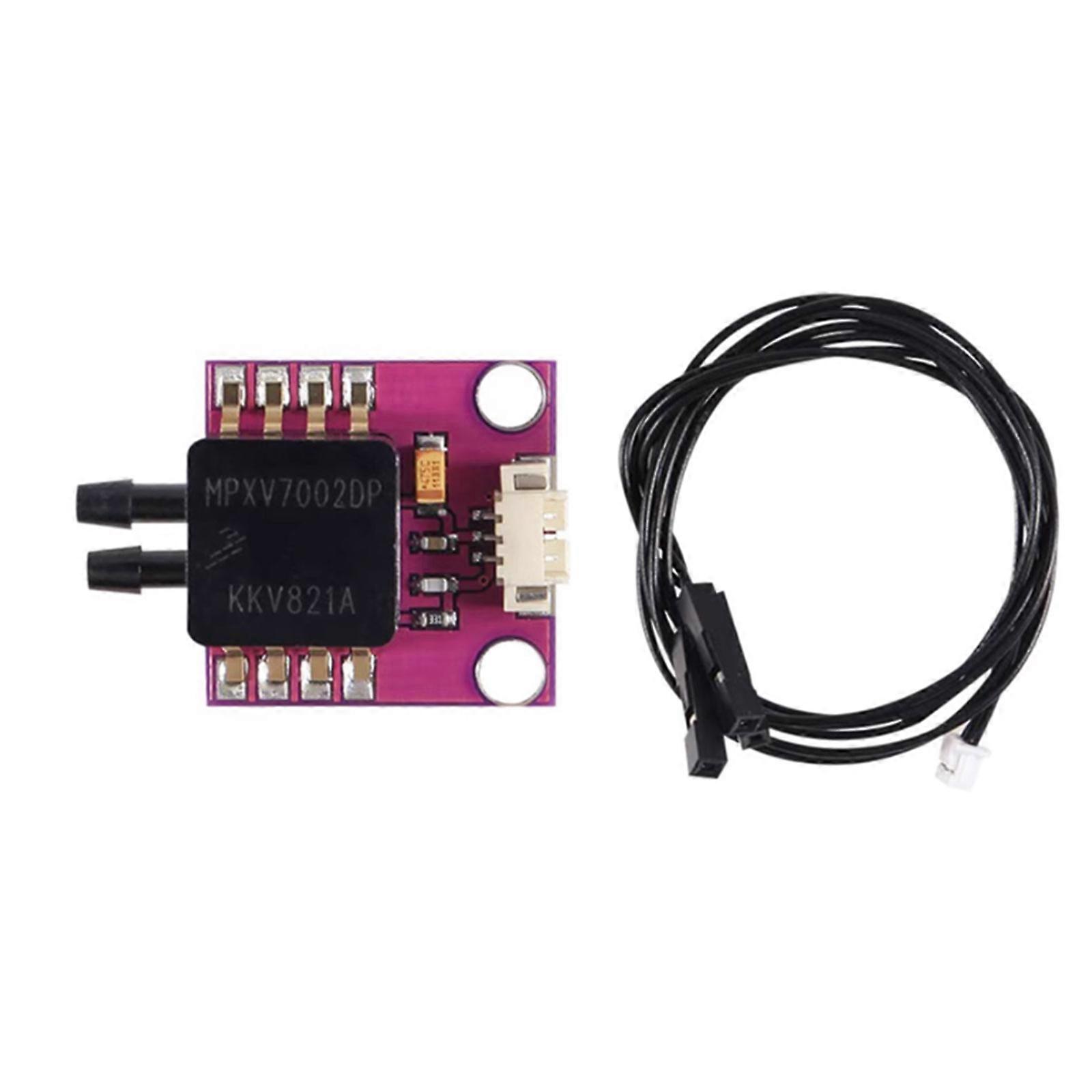 MPXV7002 Piezoresistive Transducer Airspeed Meter Breakouts Board Transducer Pressure Sensors for Microcontroller Multicolor