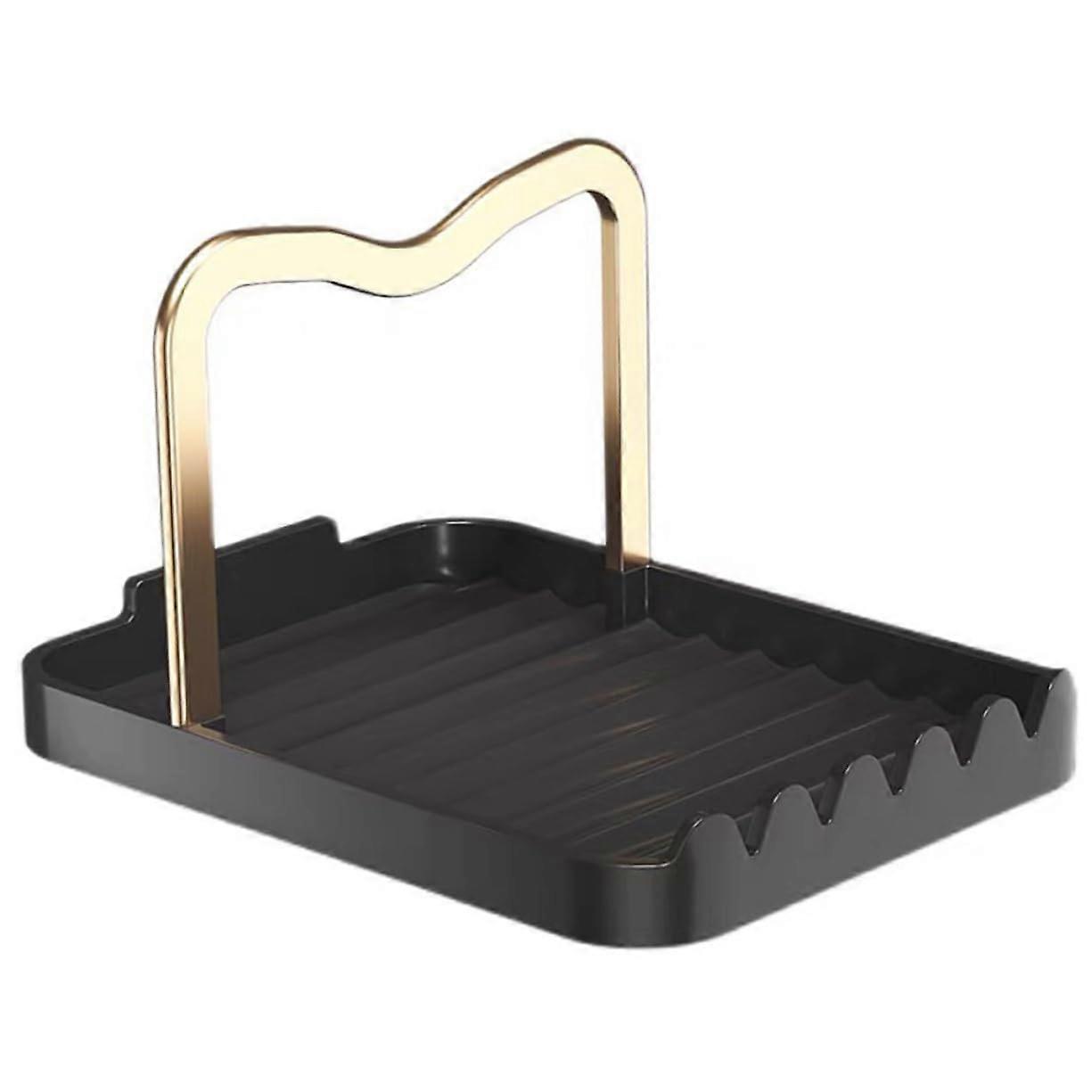 Cooking Utensils Drying Rack Pan Cover Stand Pot Lid Rest Kitchen Gadget