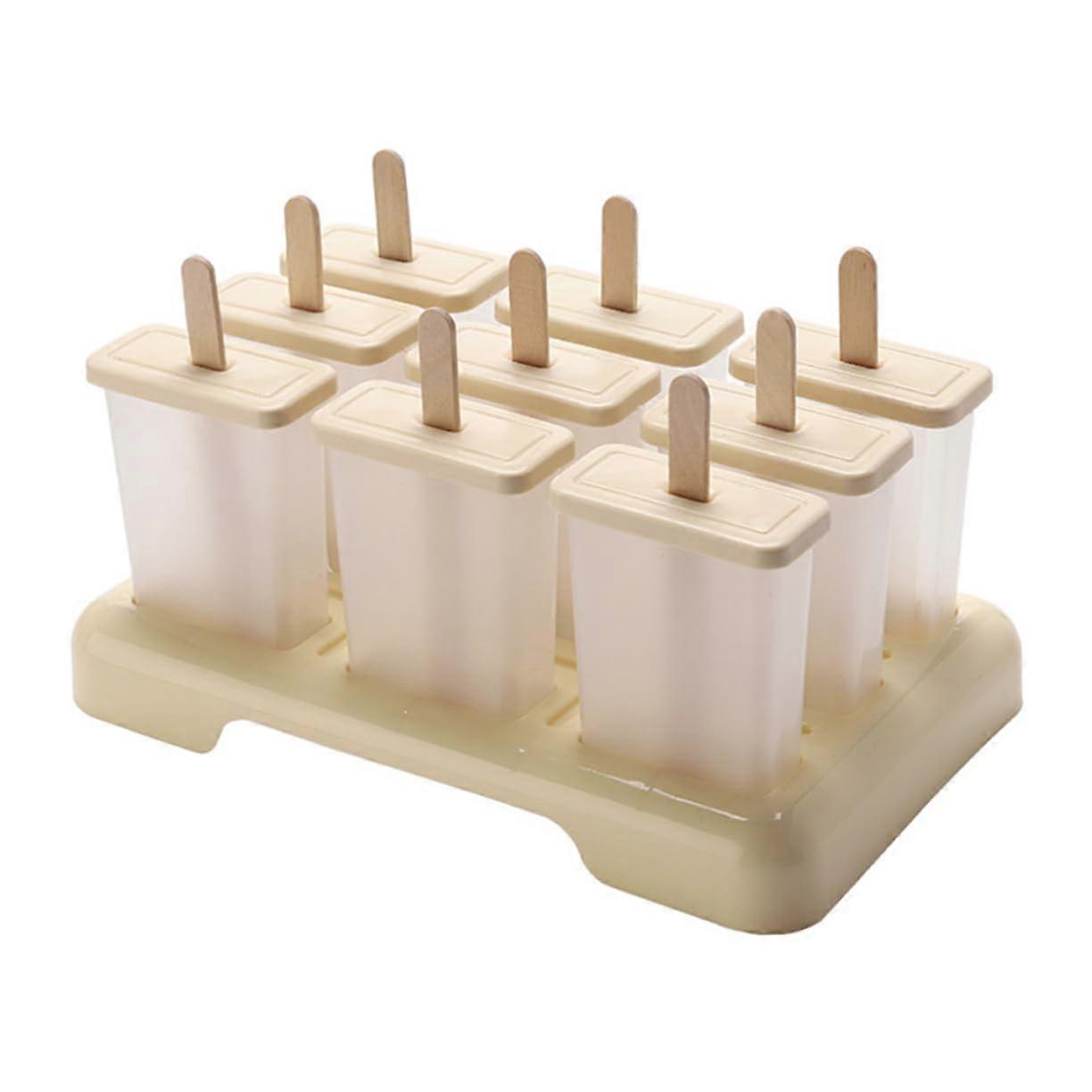 DIY Popsicle Molds Plastic Ice Pop Molds for Kids at Home Reusable Trays