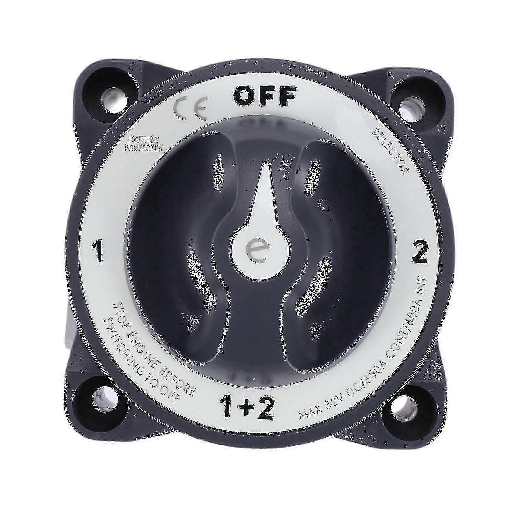 Disconnect Rotary Switch 4 Position 32v 350 Amp E-series Waterproof Dual Battery Isolator On/off Sw (haoyi)