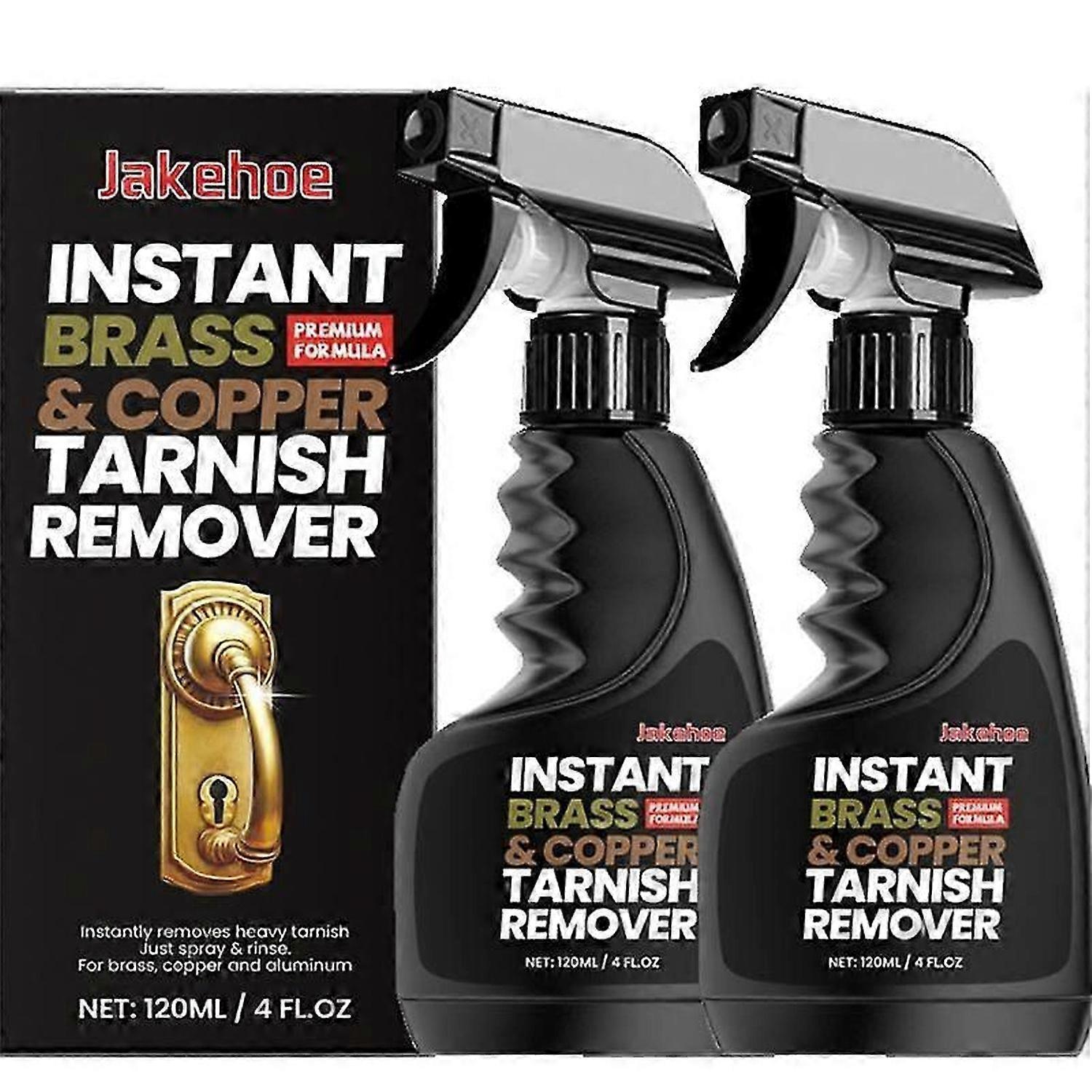 Brass and Copper Tarnish Remover, Powerful Organic Formula That Safely Removes Rust, Stains and Oxidation New