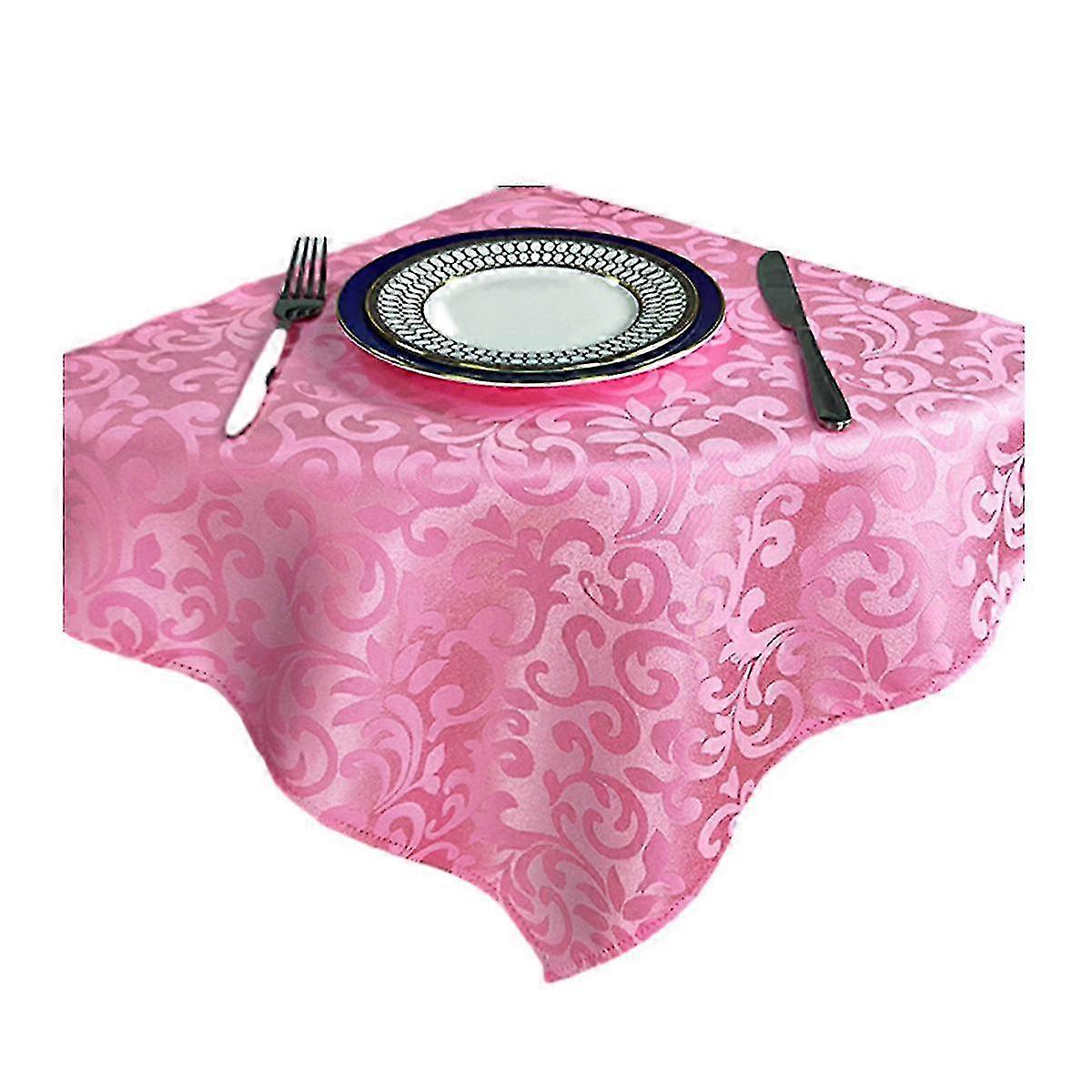 Damask Jacquard Cloth Table Napkins, Waterproof Polyester Fabric, Set of 10, 48*48cm