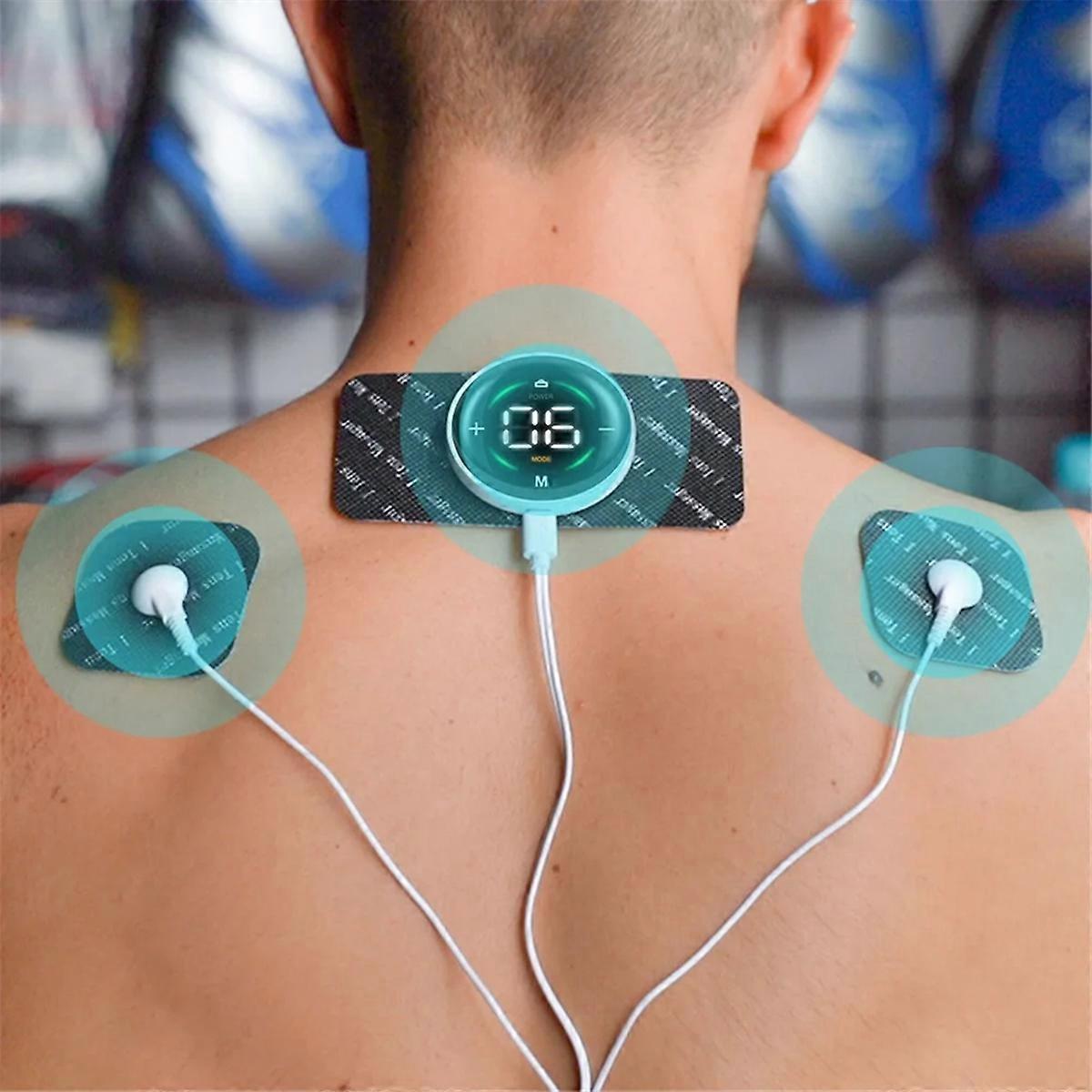 Mini Wireless EMS Unit Muscle Relaxer Ems Body Massage Tool Micro-Current Pulse Massager