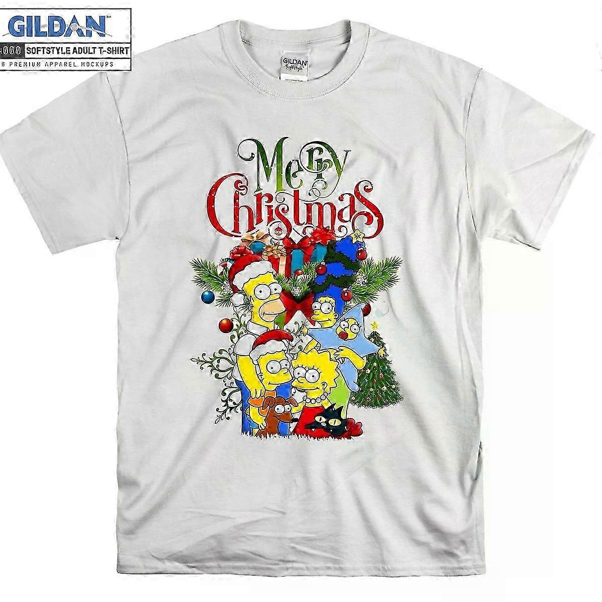 Camiseta Feliz Navidad de Los Simpson