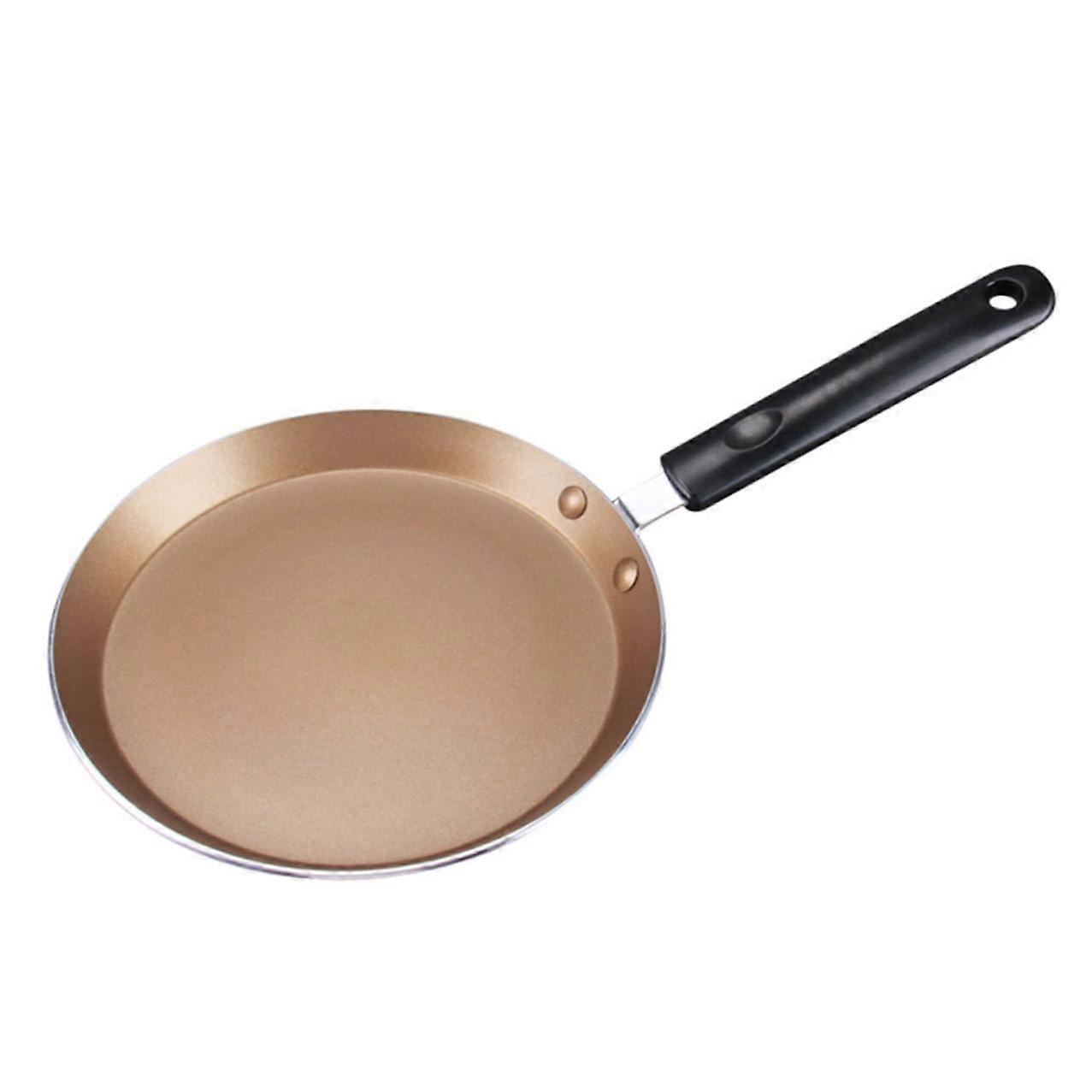 Nonstick Frying Pan 8 Inch for Gas and Induction Cookers, Gold Omelet and Steak Skillet
