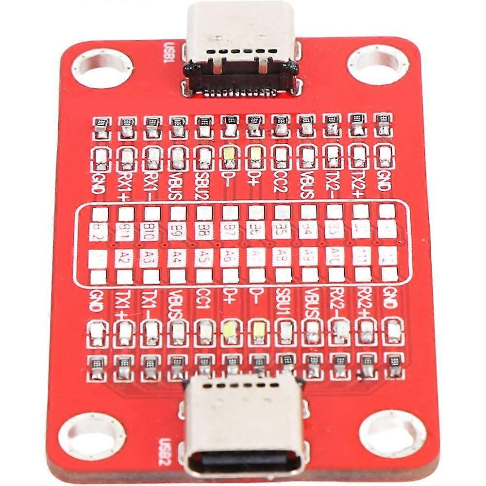 Data Cable Detection Board, Double Headed Type C, USB Cable Tester Board, Compatible IOS, Android Phone, Support USB 3.1