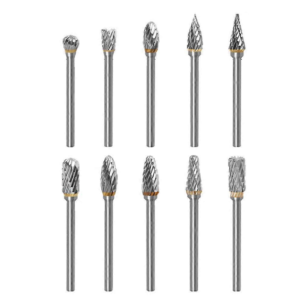 10PCS Carbide Burr Set for Compatible Carbide Burr Set