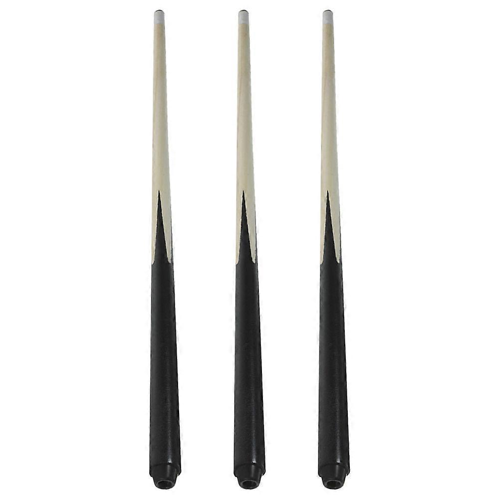 3Pcs儿童木制台球杆迷你台球杆短儿童台球杆