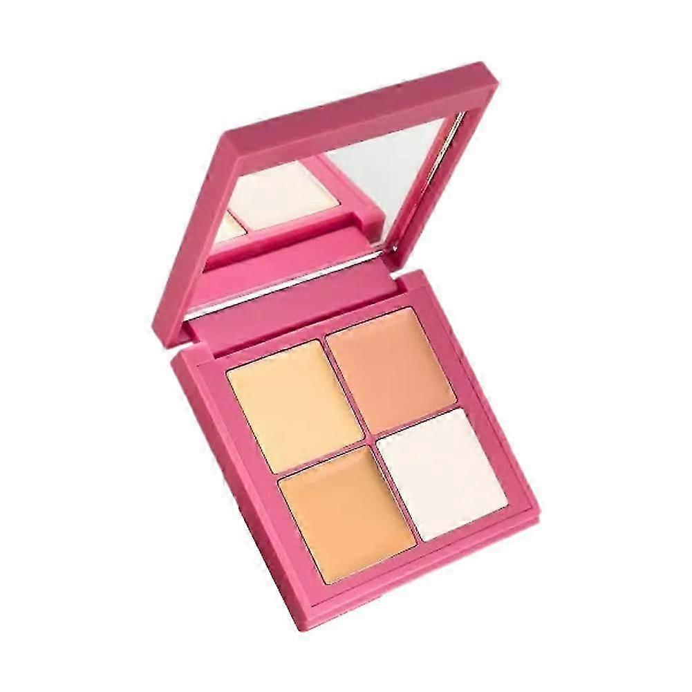 Four-Color Concealer Palette Brightening Highlighting Cheek Color Spot