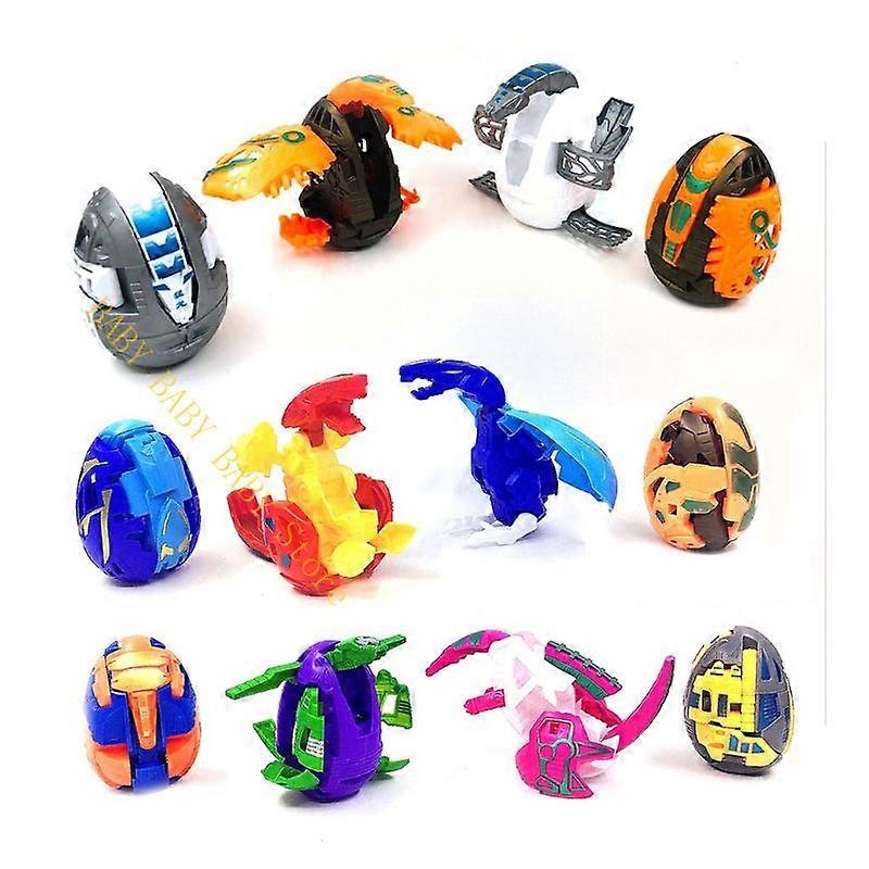 Q81A Dinosaur Eggs Deformation Robot Toy Automatic Transform Kids Educational Gift