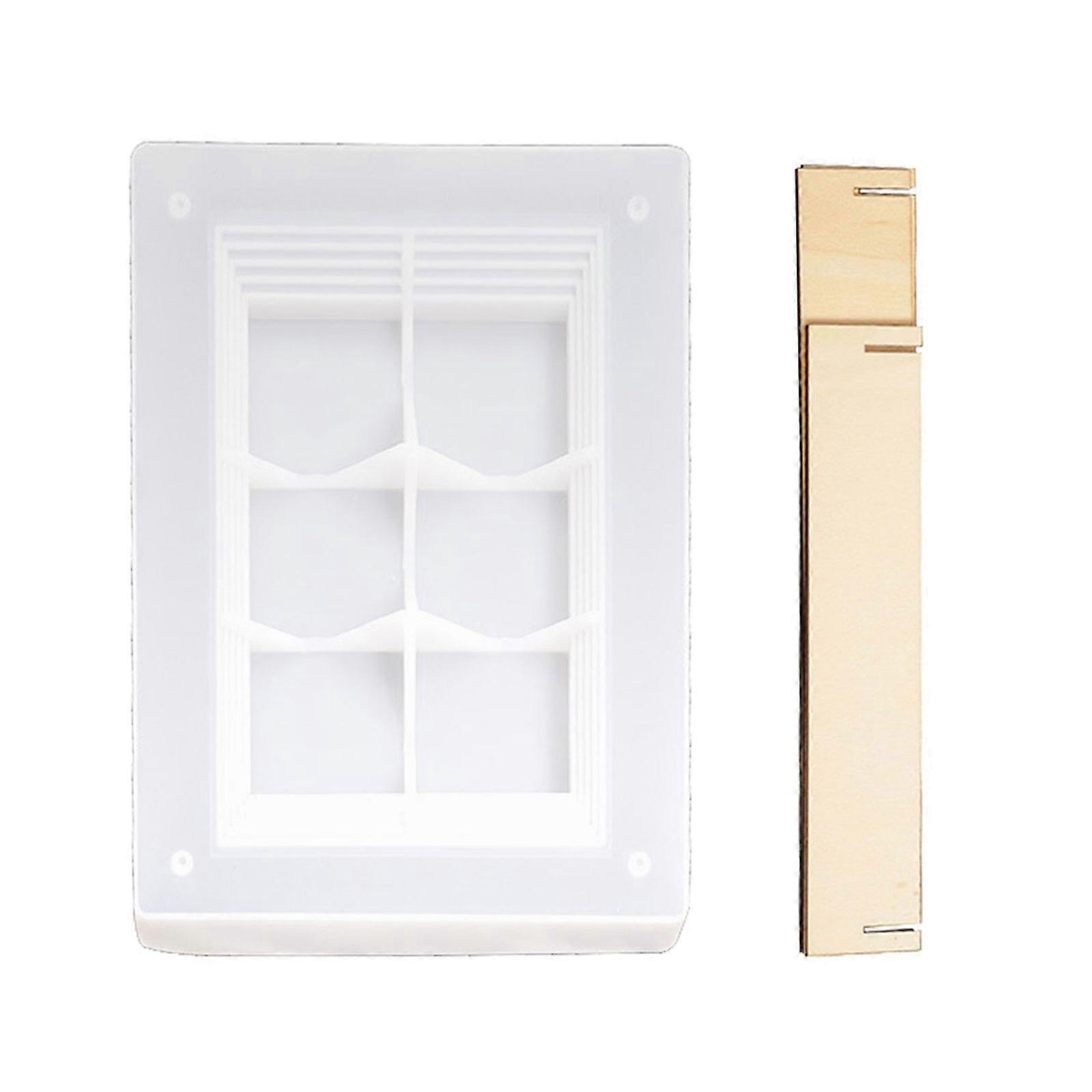 Practical Light Painting Frame Mold Customizable Light Picture Frame Crafting Silicone Mold for Commercial Displays Multicolor