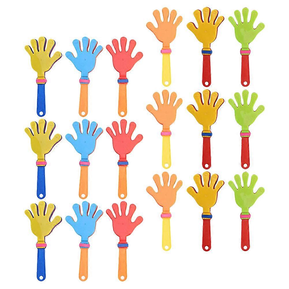 24Pcs Plastic Hand Clappers for Playing Colorful Noise Maker Toys