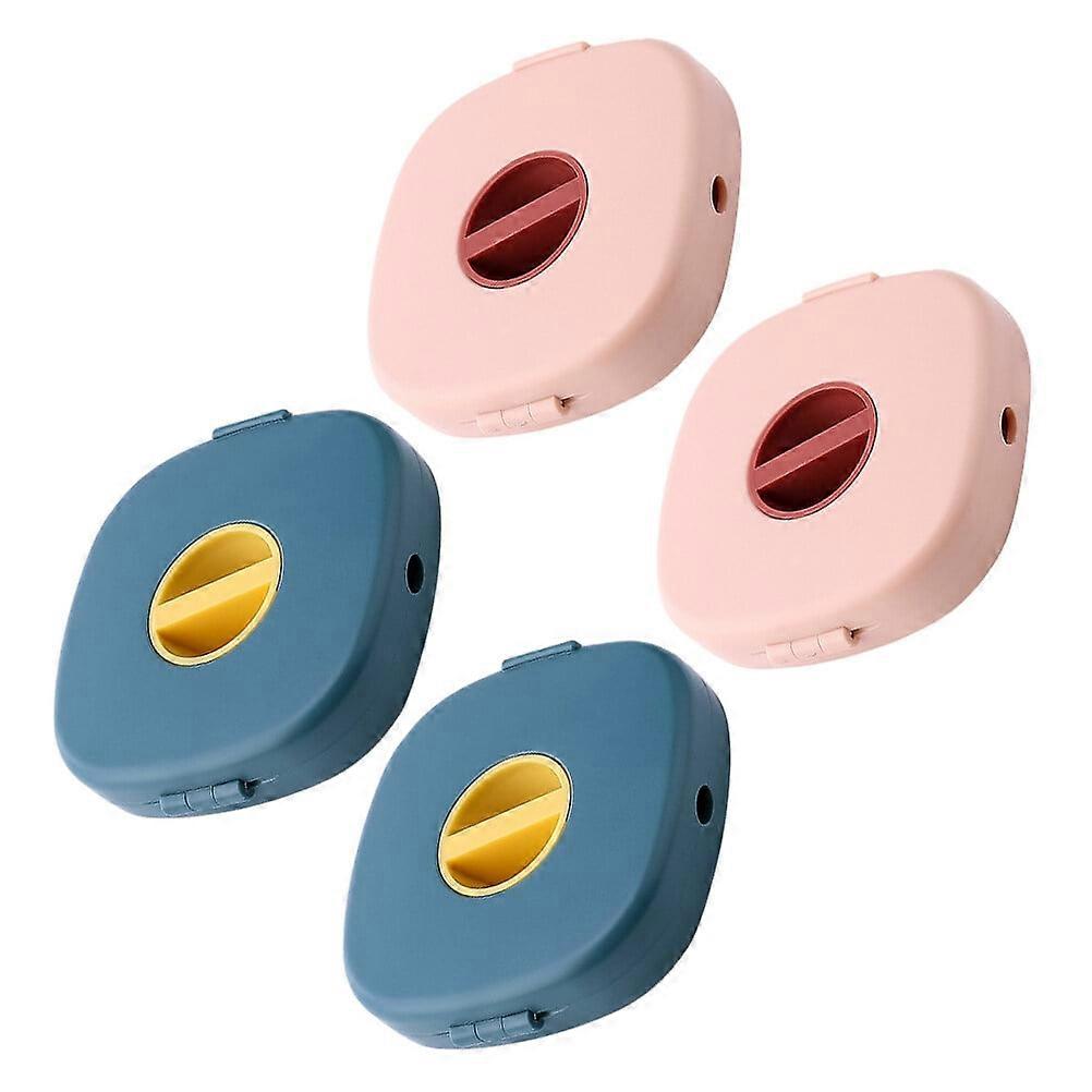 4 Pcs Cable Protector Wire Clamp USB Charging Organizer Rotating Boxes Data Storage