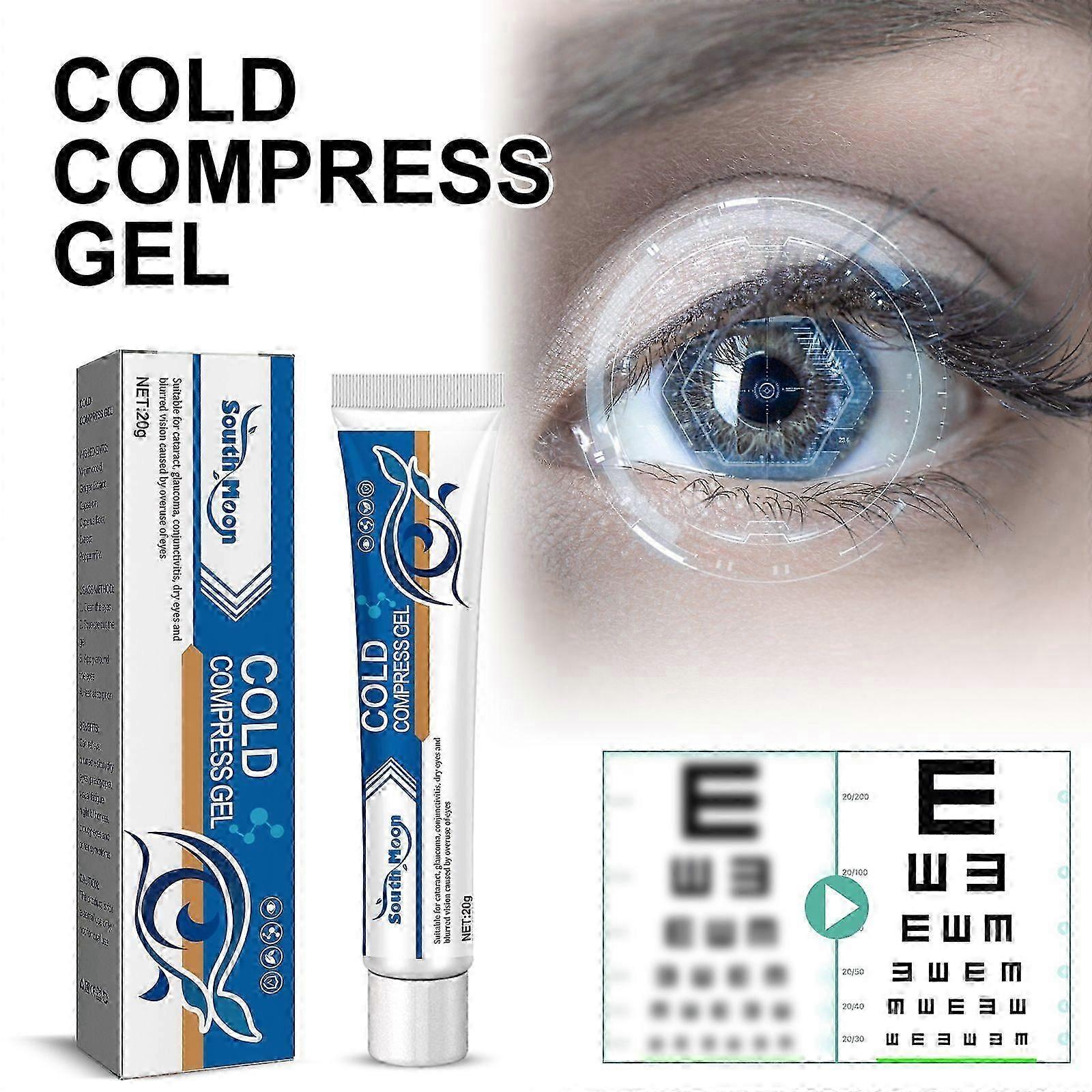 Cold Compress Gel for Tired Eyes - Relieve Dryness
