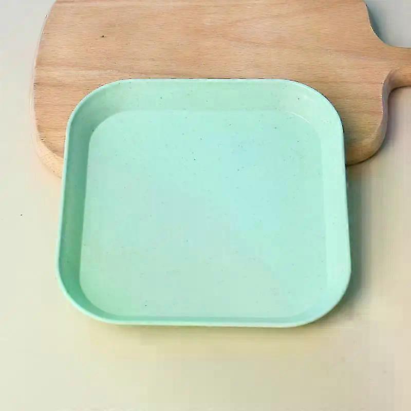 1pc Multi-Function Spit Bone Dish Household Food Grade Plastic Snack Fruit Tray Round Square Dining Table Garbage Plate