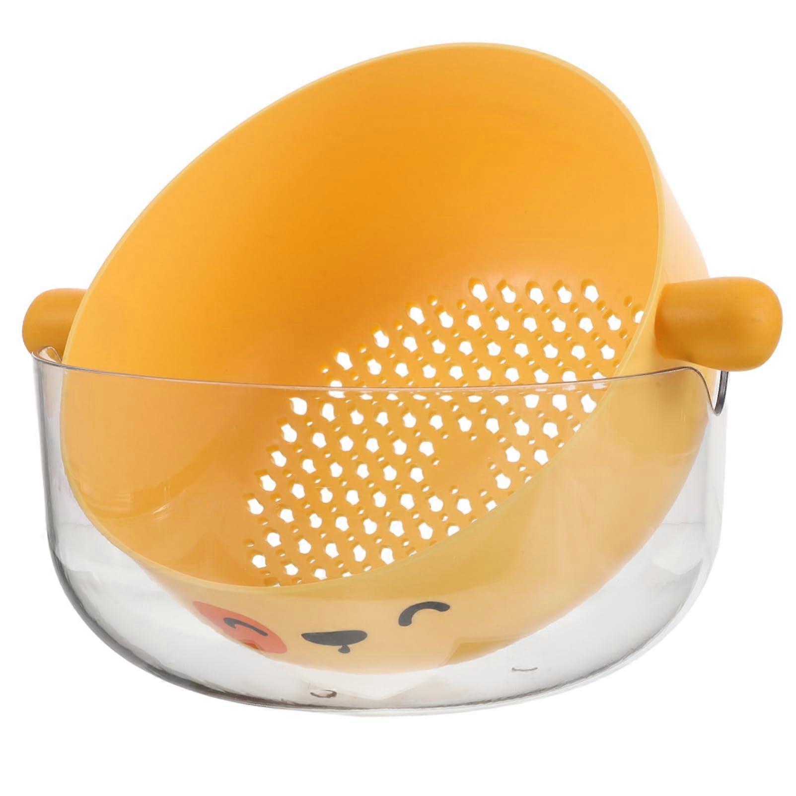 Sink Strainer Basket Double Layer for Washing and Draining Fruits and Vegetables Kitchen Tool