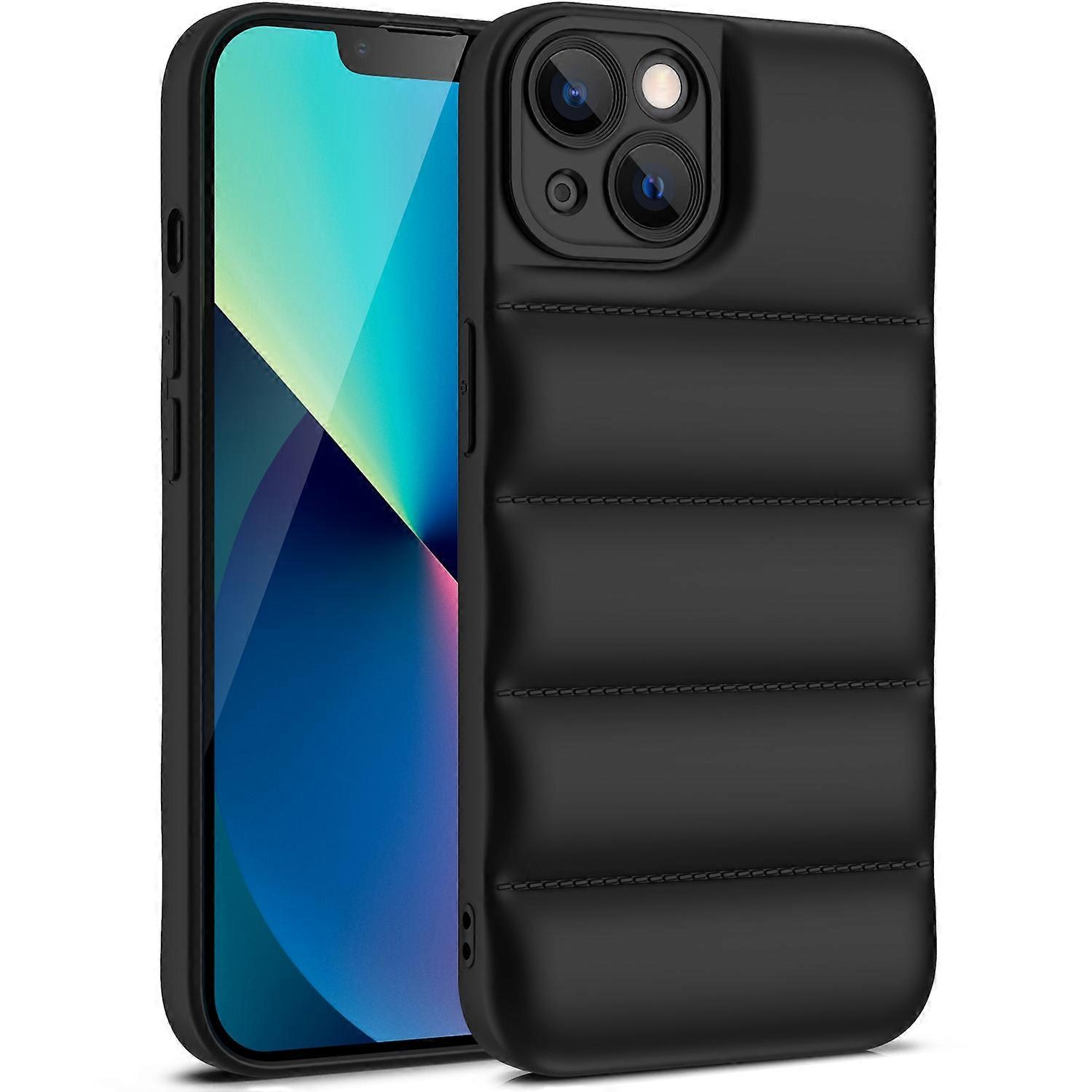 For iPhone 13 Pro Eiderdown Airbag Shockproof Phone Case