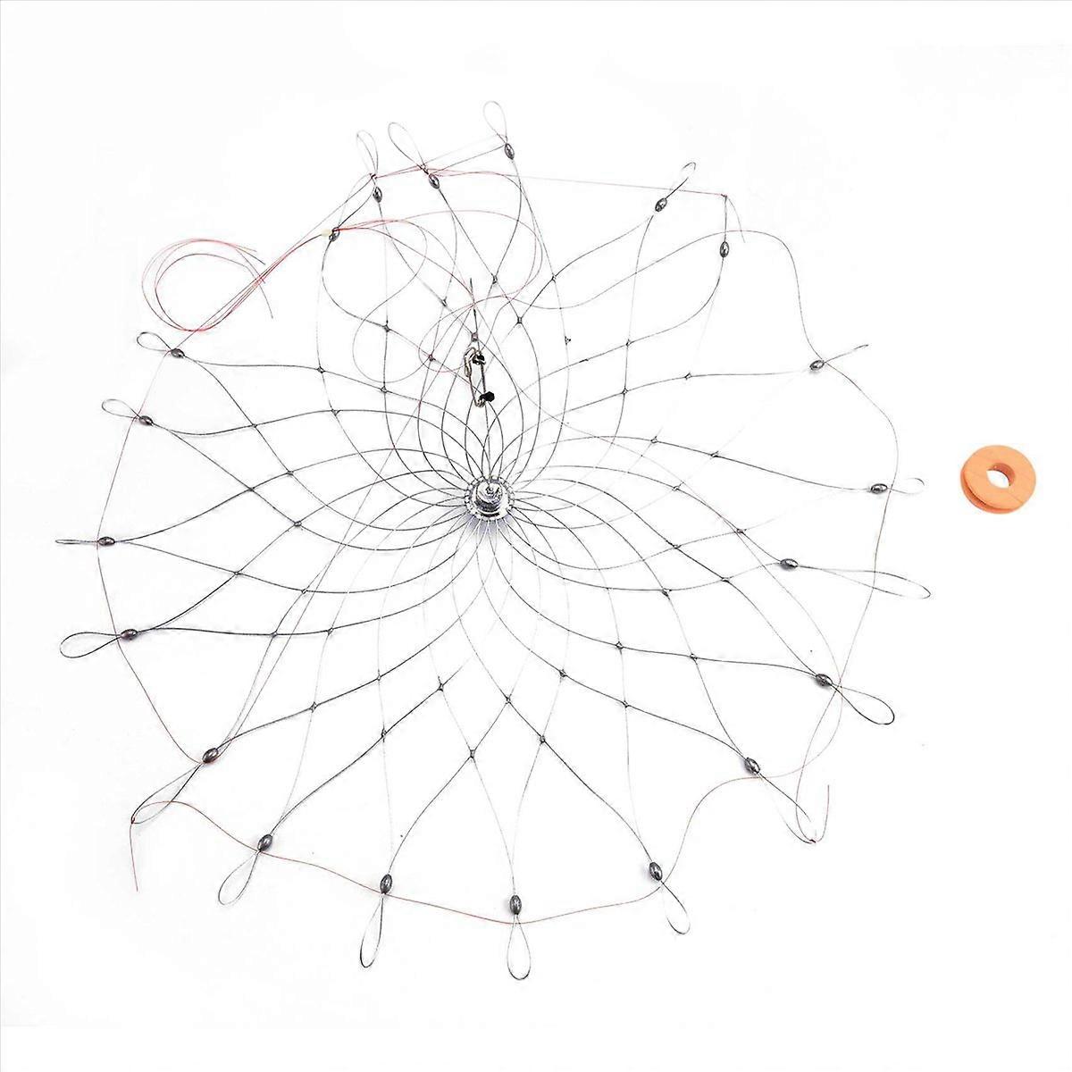 Automatic Opening & Closing Fishing Net Cage, Wire Fish Crab Cage