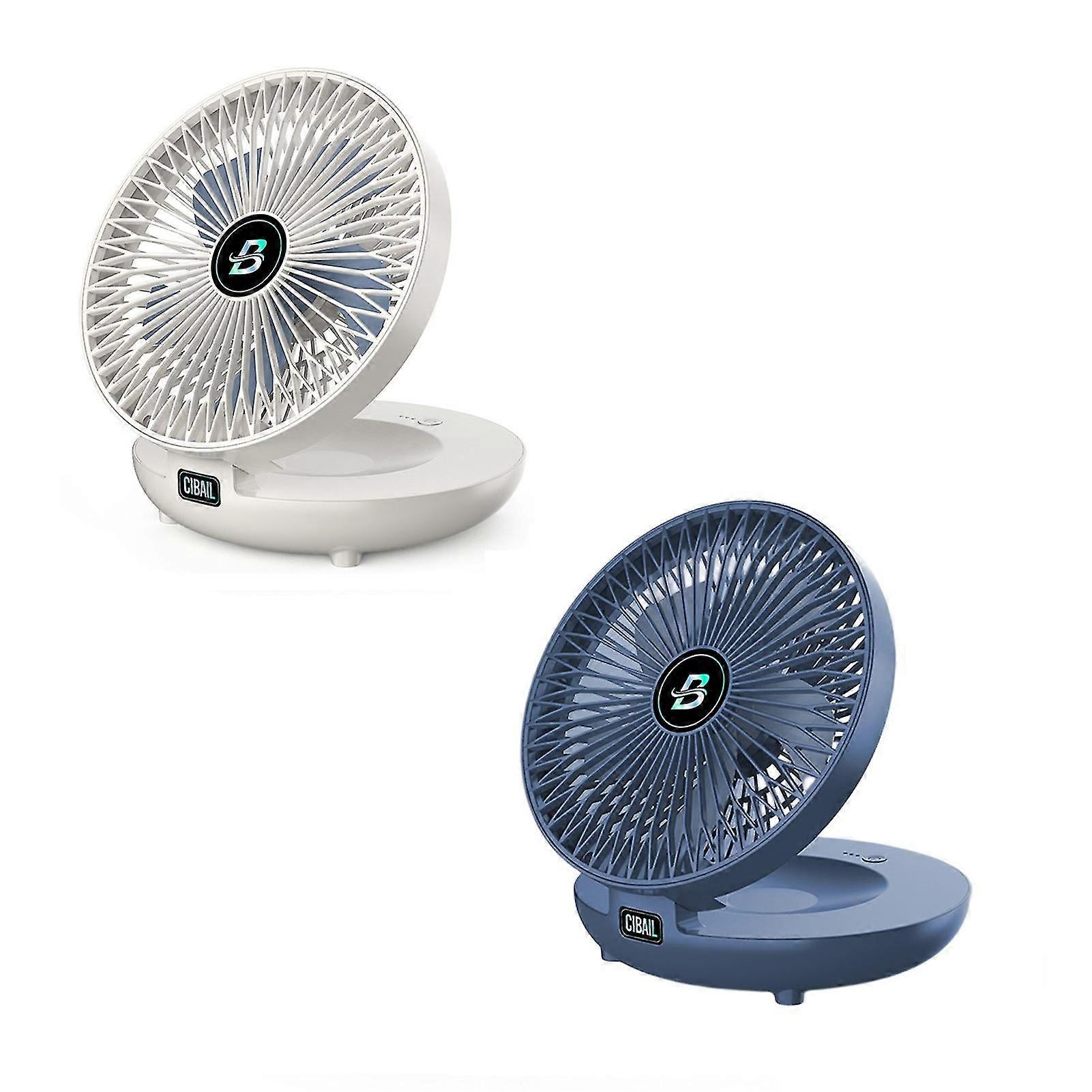 Punch Free Wall Mount Fan USB Charging Desktop Coooling Fan 3 Speed Adjustment Low Noise Fan