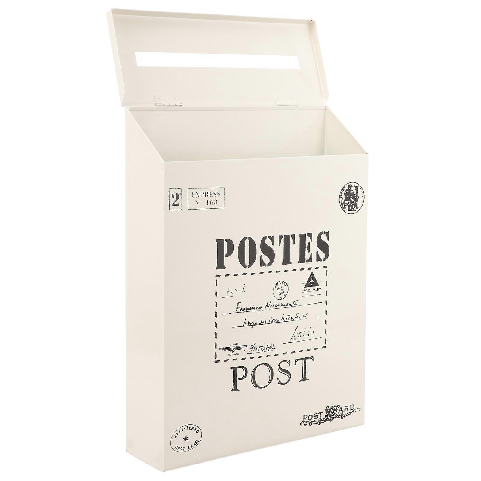 Vintage Wall Mount Mailbox Post Box for Outside Use