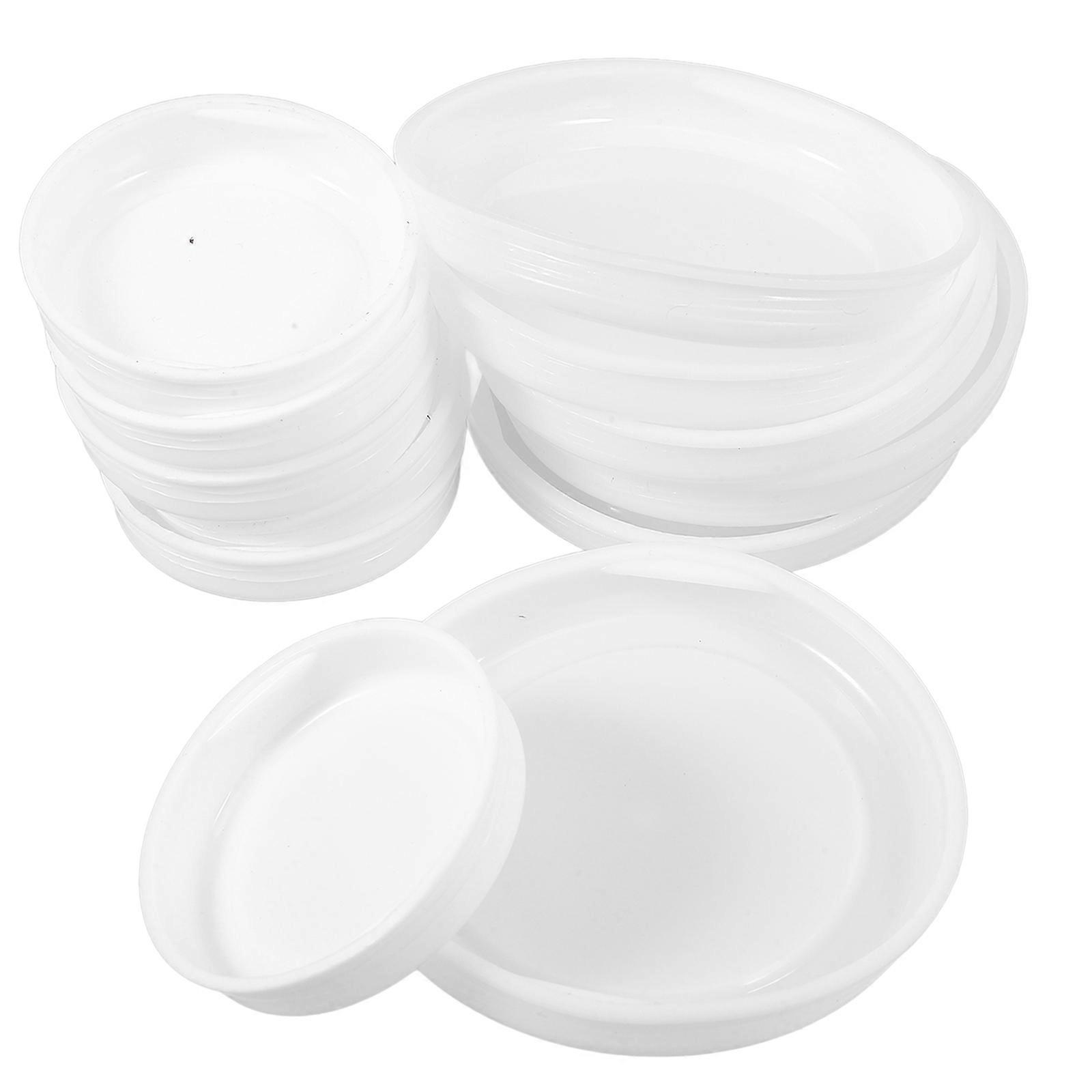 Mailing Tubes Round Caps Plastic End Caps for Kraft Tubes 50Pcs