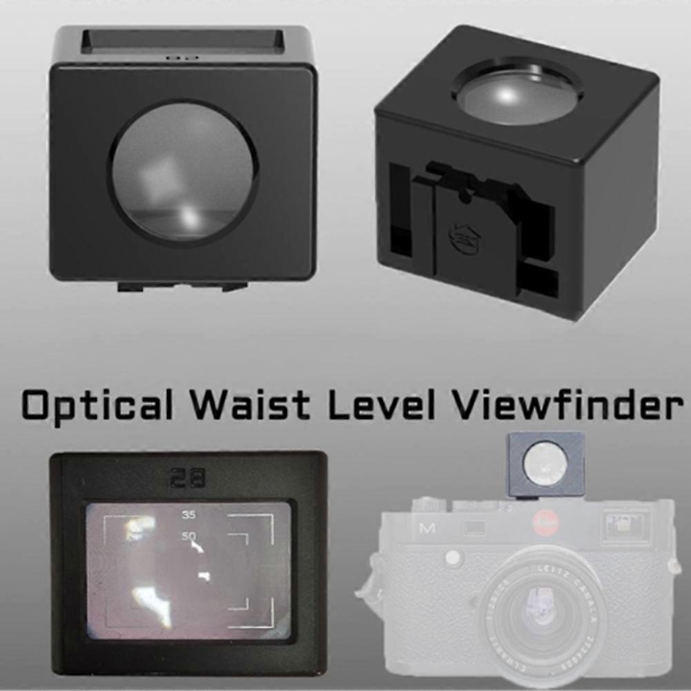 Optical Waist Flat Viewfinder 28mm 35/50 Frame Lines Adjustable Footrest Offset Pan Focus Mode Left-Right Mirrored