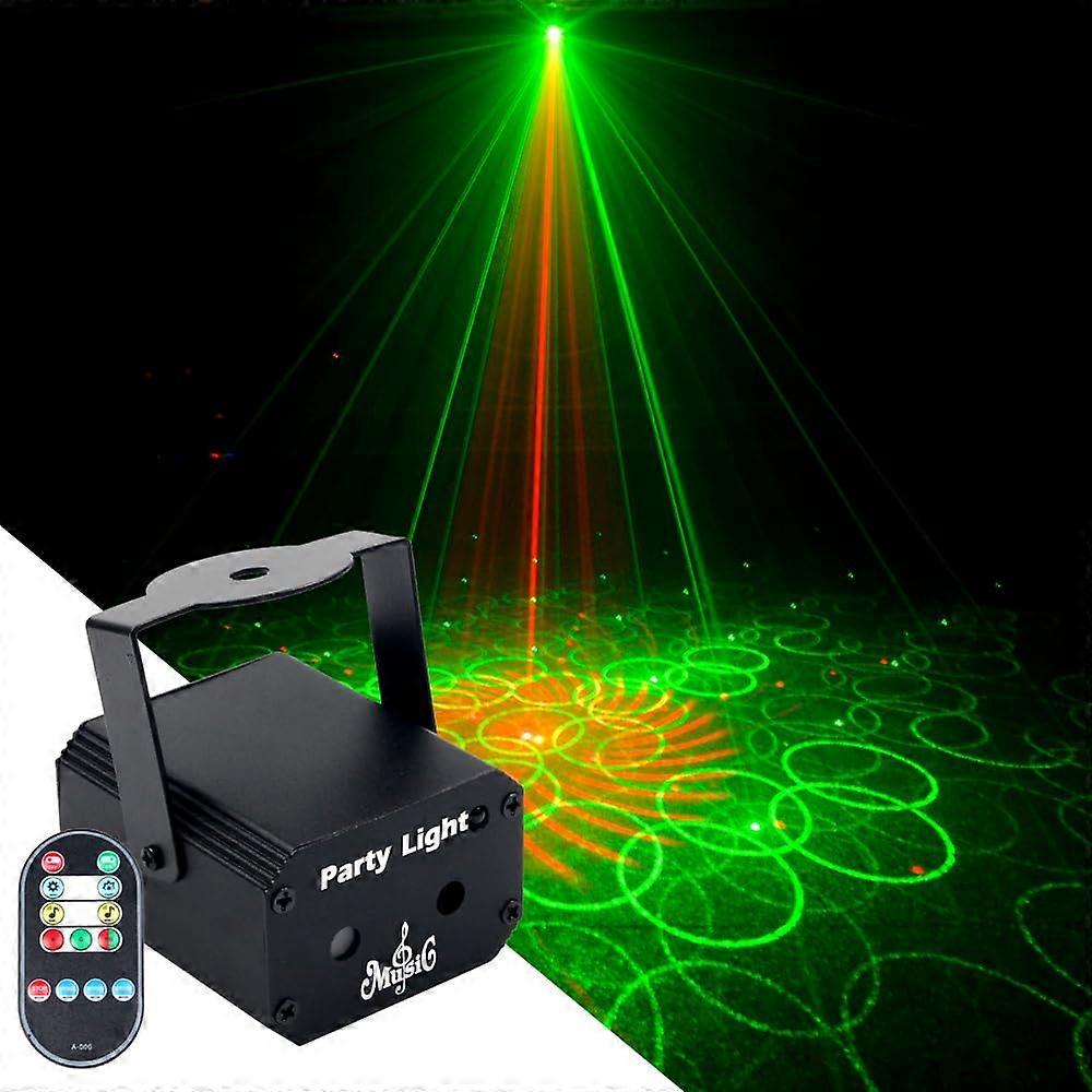 Party Lights Sound Activated RGB Strobe Lamp with Remote, USB Mini DJ Disco Lights for Events