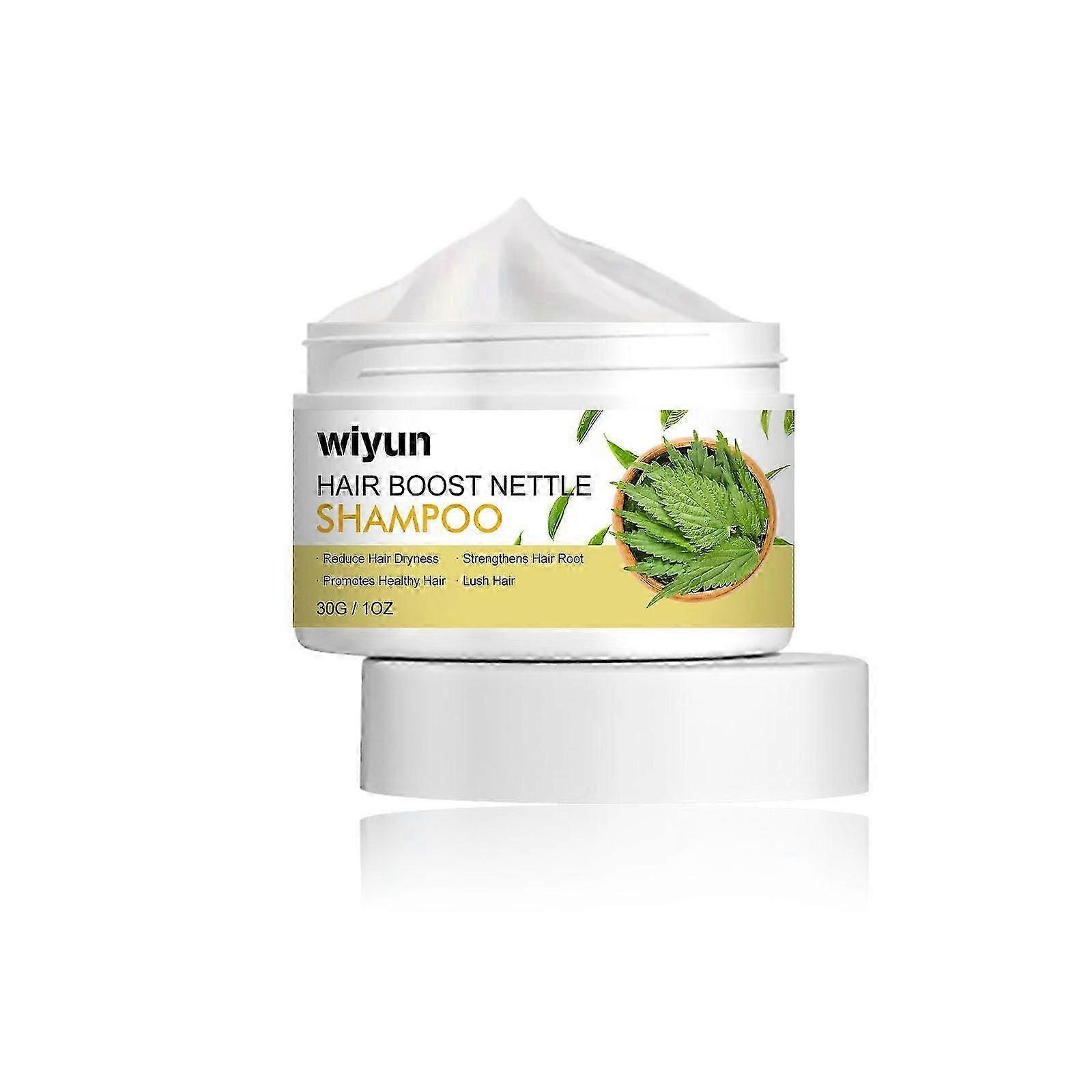 Revitalize Hair with Nettle Shampoo  Deep Cleansing, Moisturizing & Anti-Fall with Ginger & Vitamin E