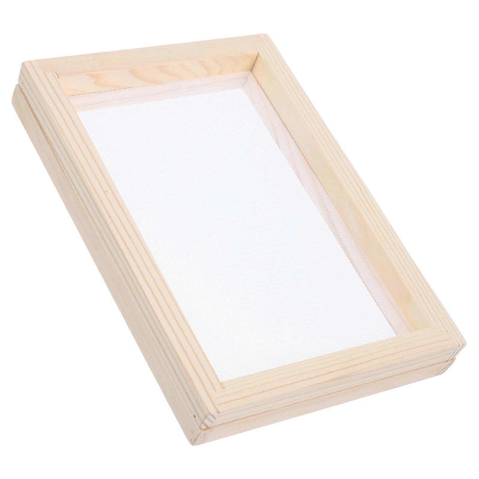 Handicraft Wooden Frame for Paper Making DIY Craft Frame