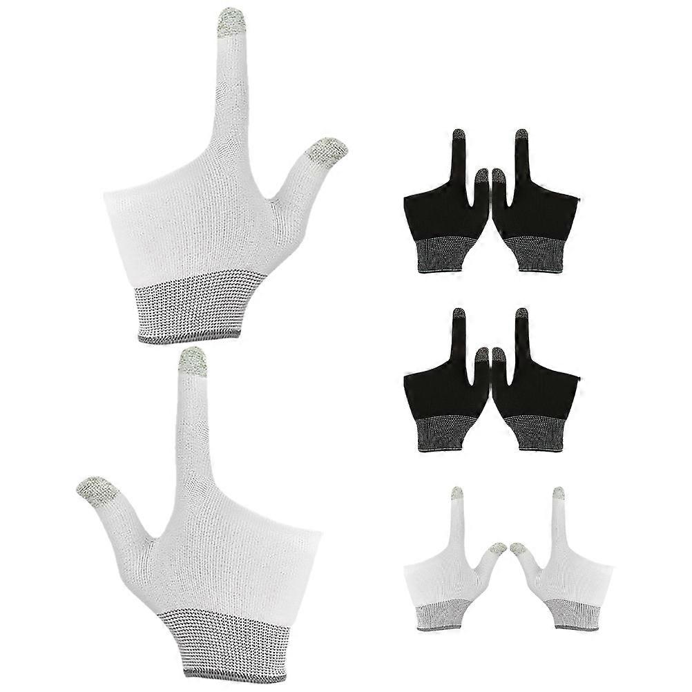 Gaming Finger Gloves with Graphene Tips for Touchscreen 8Pairs