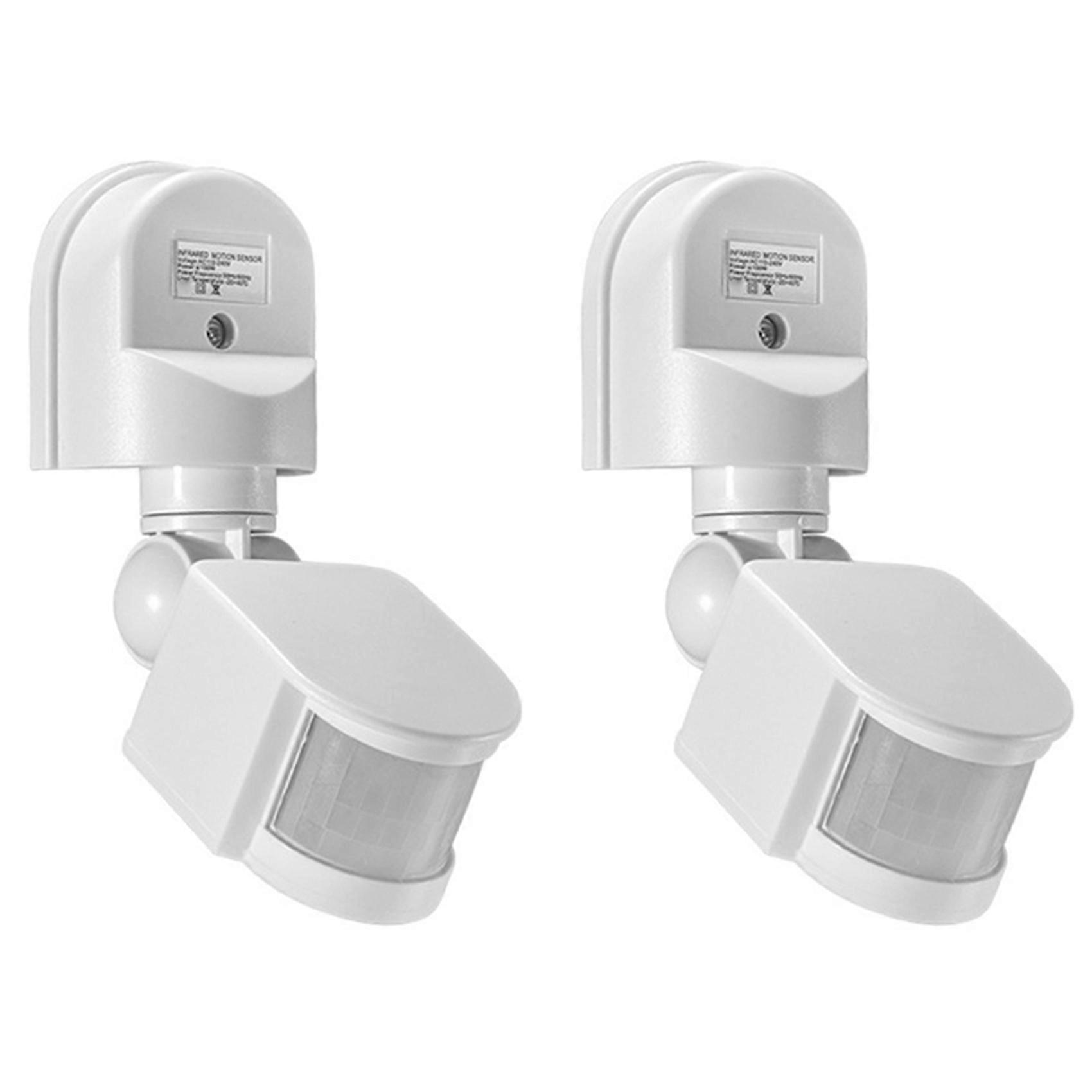 2X AC110-240V Motion Sensor Automatic Infrared Light Sensor Movement Detector Light Switch Human Presence Sensor B