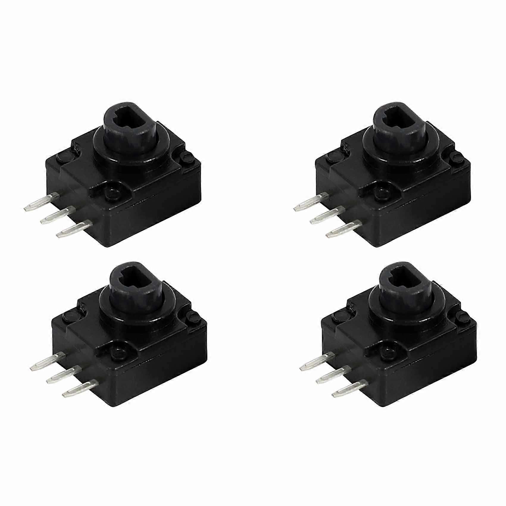 4Pcs Black Replacement Repair Parts Lt/Rt Button Keypad for Xbox 360 Controller