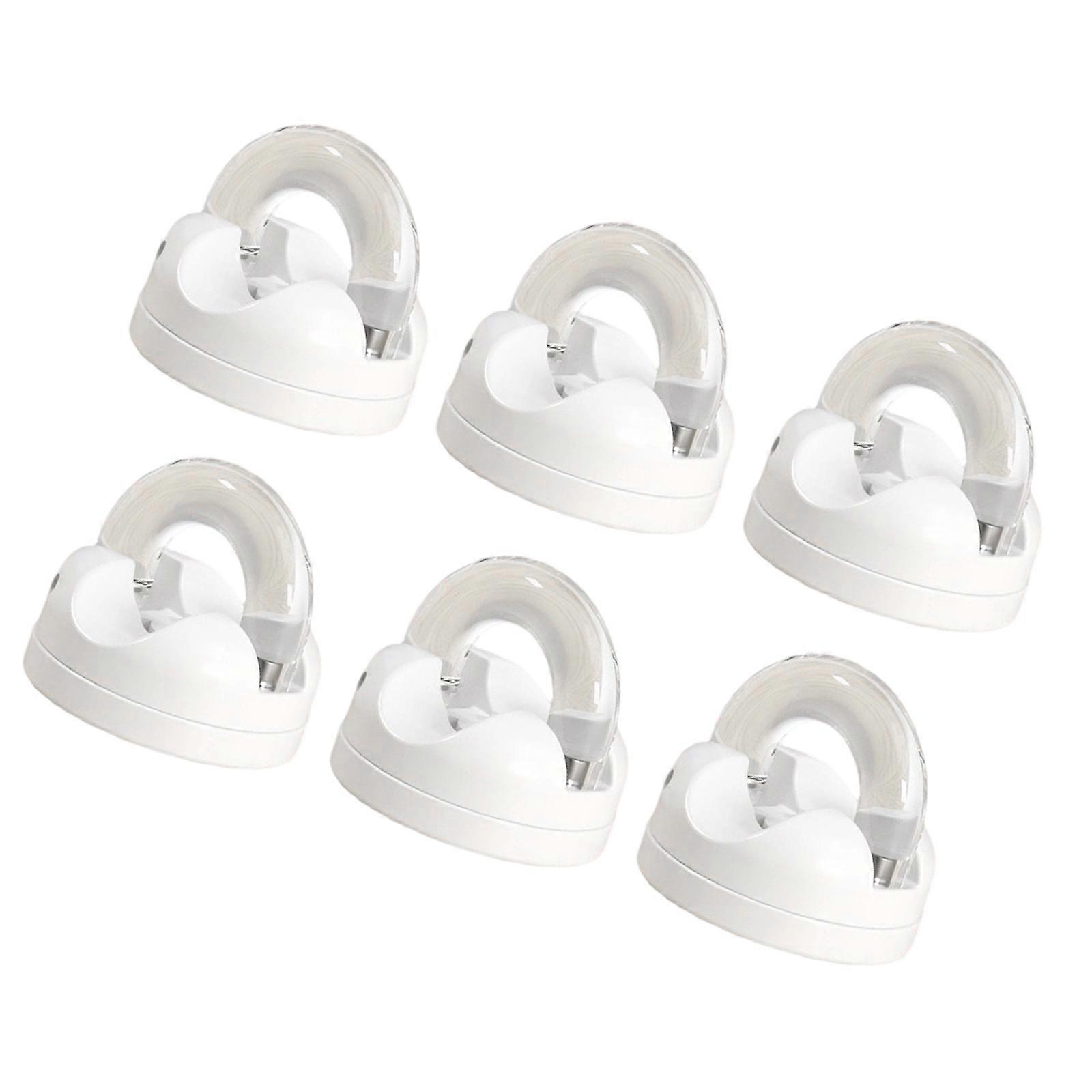 6Pcs Innovative Magnetic Cable Clips Offering Double Use as Organizers and Hook for Various Applications  White