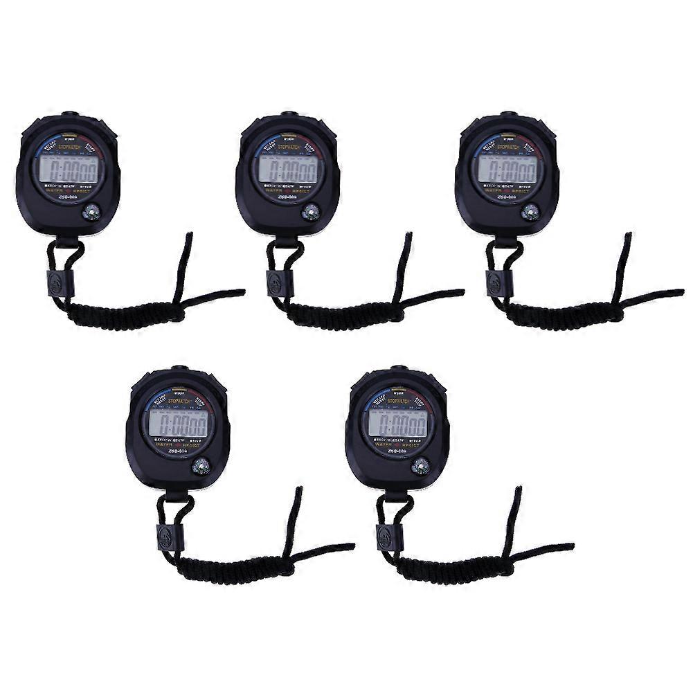 Electronic Stopwatch Sports Stopwatch Timer LCD Display Handheld Chronometer Professional Stop Watch Timer for Sports Coaches