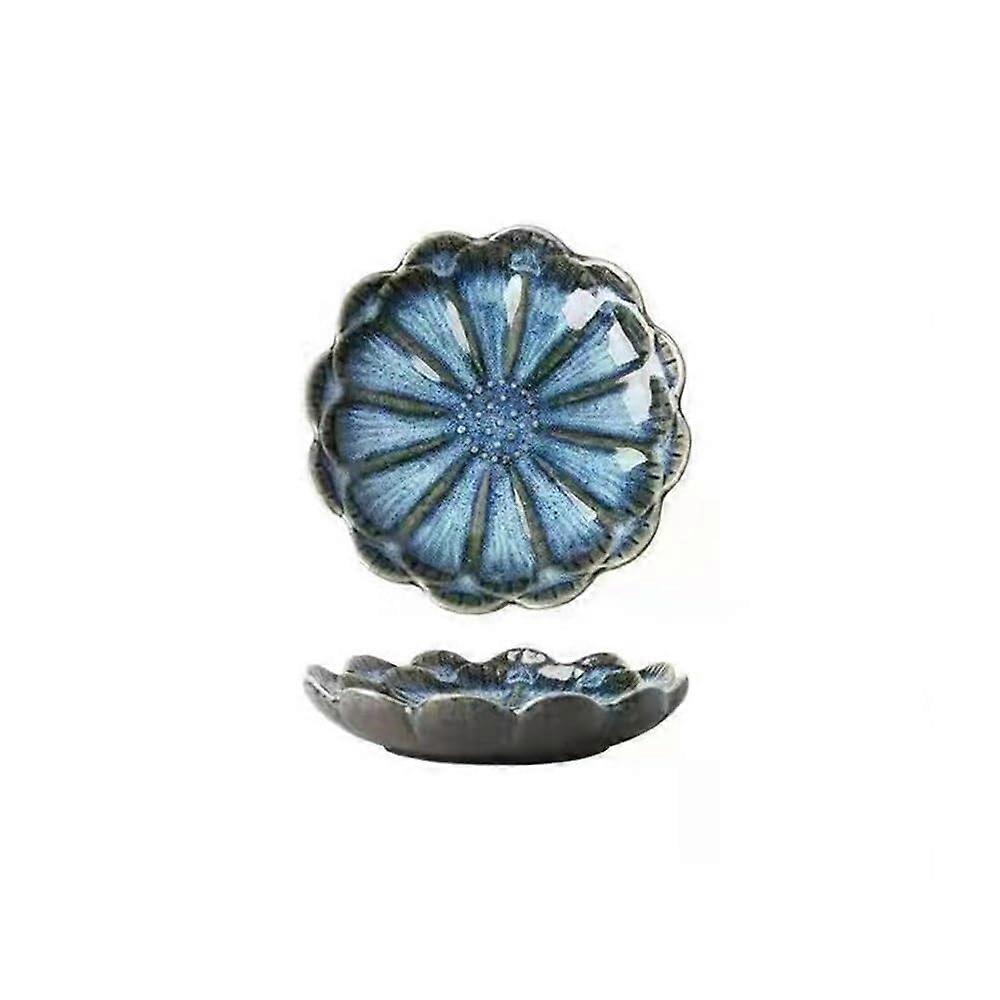 Ceramic Sauce Dish for Sushi Soy, Round Durable Dipping Bowl with Elegant Modern Design