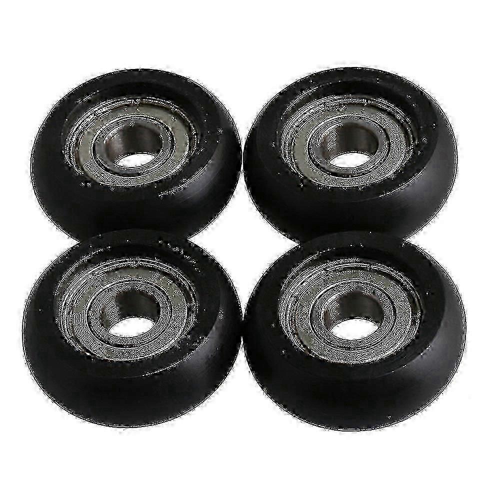 4 sæt 8x32x12mm sort leje stål rulleføring remskive hjul reservedele