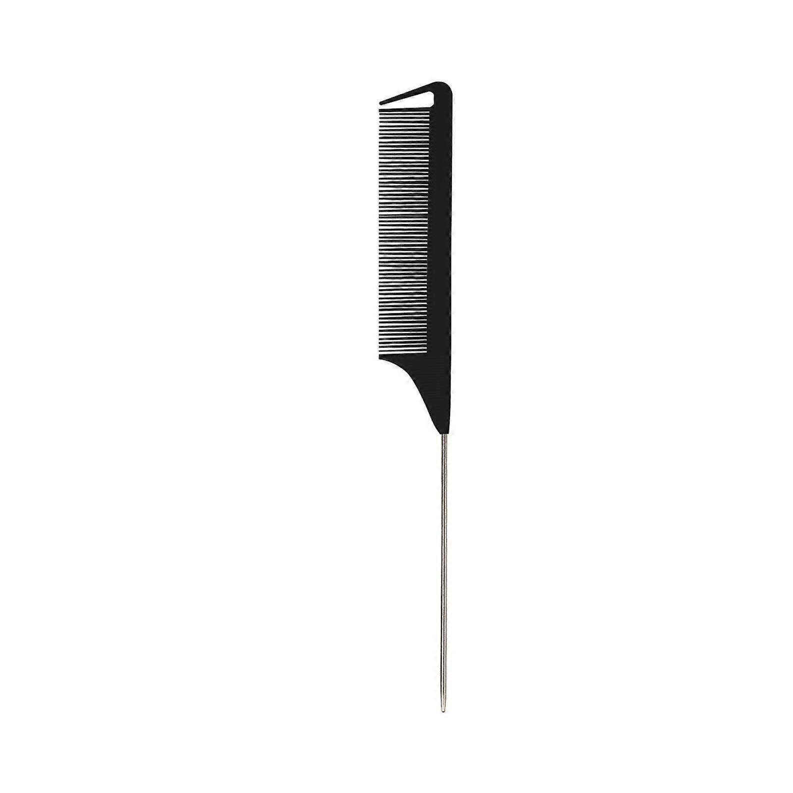 Professional Metal Pin Tail Comb AntiStatic Fine Tooth Hairdressing Comb for Precise Sectioning
