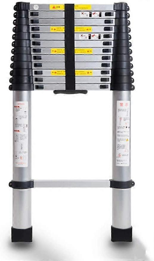 3.2m Telescopic Aluminum Extension Ladder Adjustable Height Foldable Design for Home and Engineering