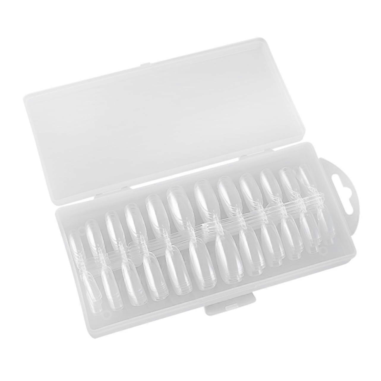 Artificial Nail Tips Transparent Extensions for Custom Nail Art DIY Manicure Party Designs